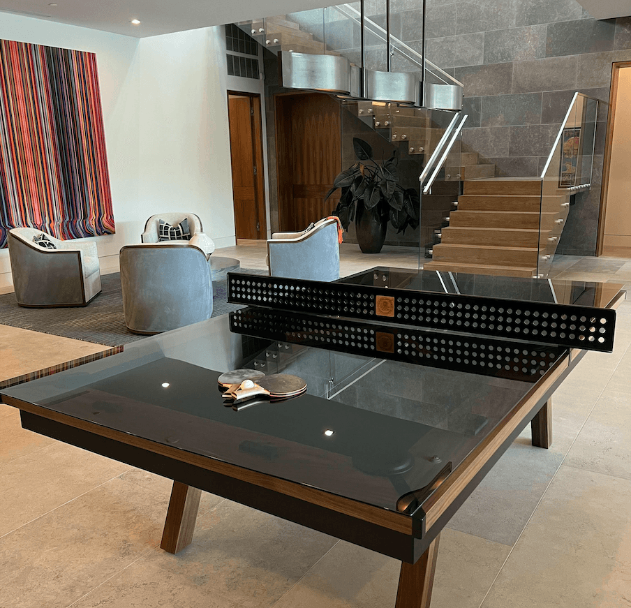 Enhance Your Space With a Pool to Dining / Pong Table Conversion Top - Sean Woolsey Studio