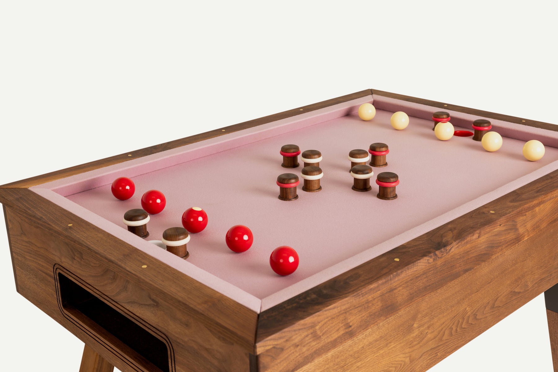 Woolsey Bumper Pool Table - Small and fun game for any room - Sean Woolsey Studio