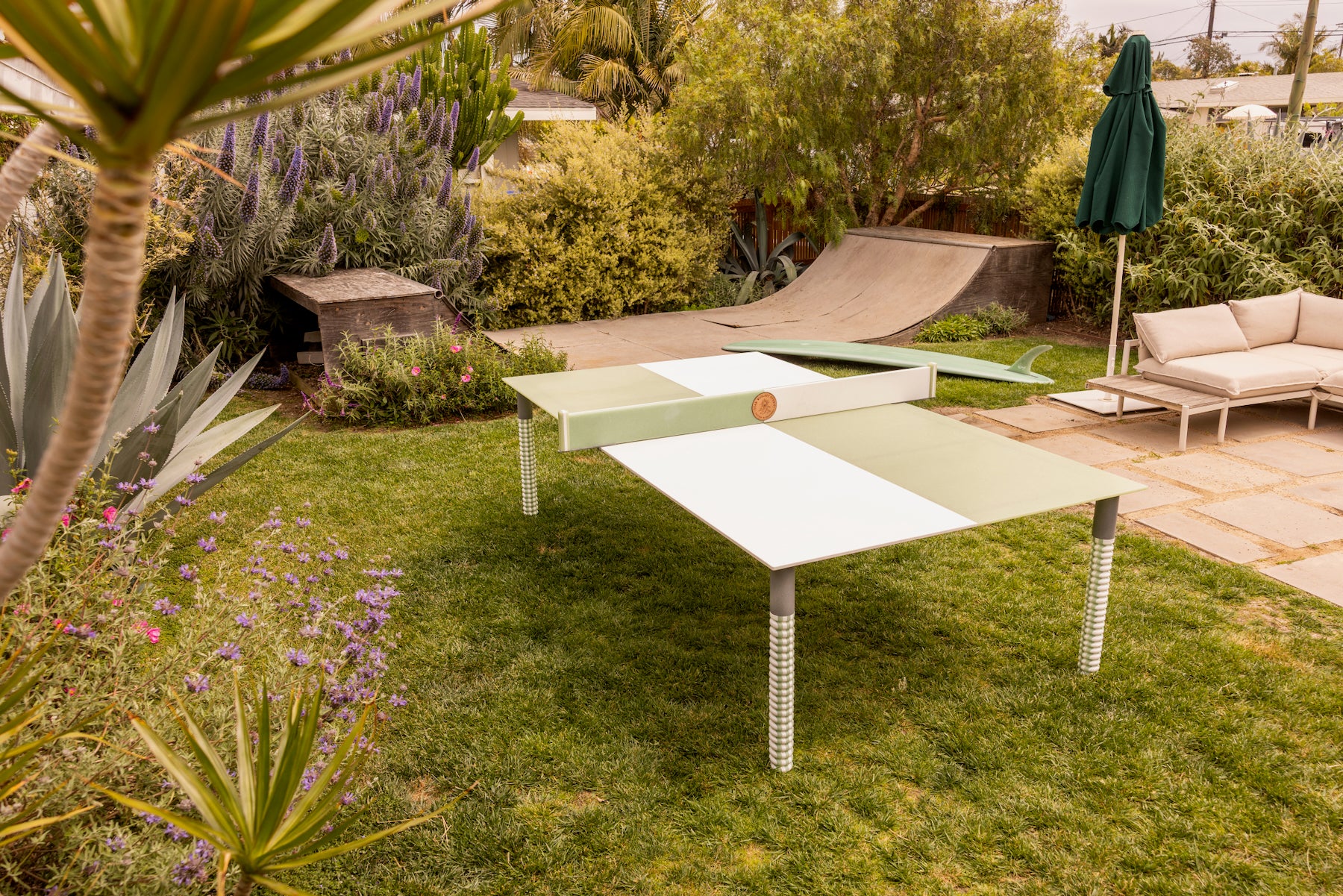 Checker Outdoor Ping Pong Table - Designed for All-Weather Fun - Sean Woolsey Studio