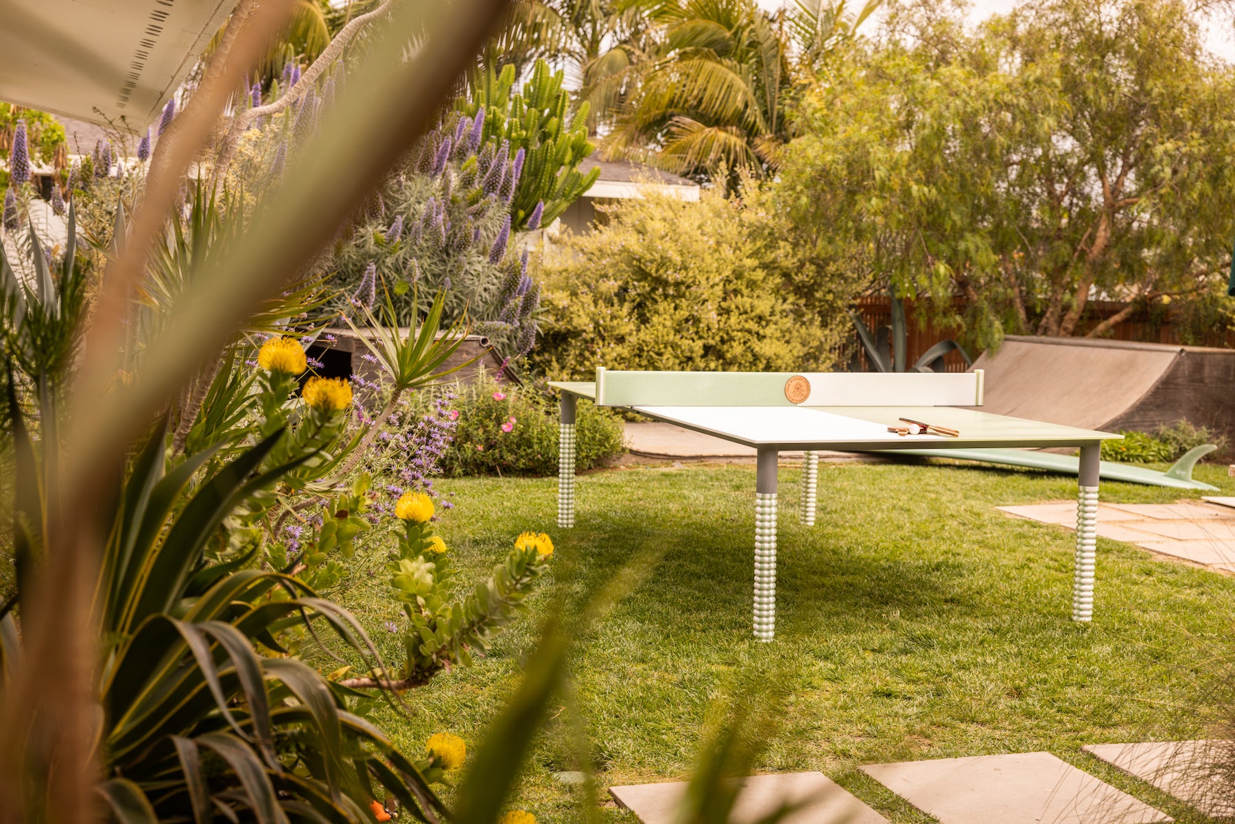 Checker Outdoor Ping Pong Table - Designed for All-Weather Fun - Sean Woolsey Studio