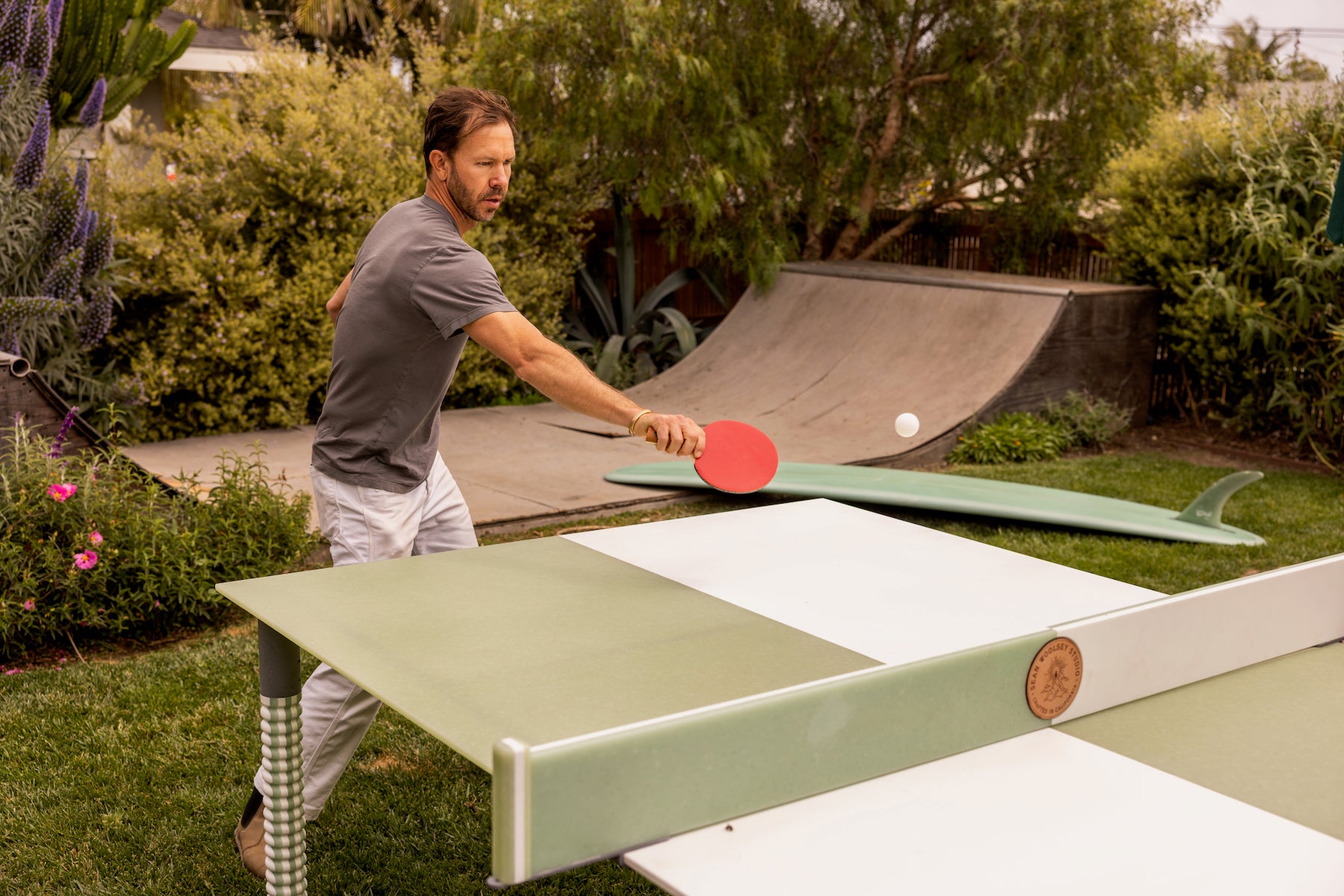 Checker Outdoor Ping Pong Table - Designed for All-Weather Fun - Sean Woolsey Studio