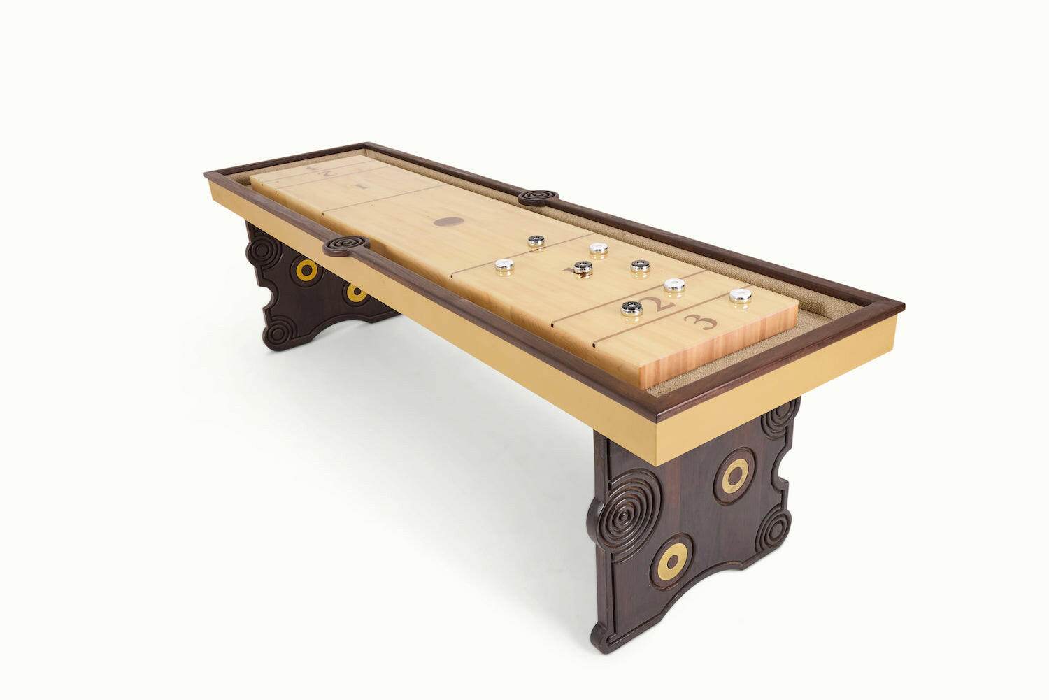 Outdoor Funsickle Shuffleboard Table - Sean Woolsey Studio
