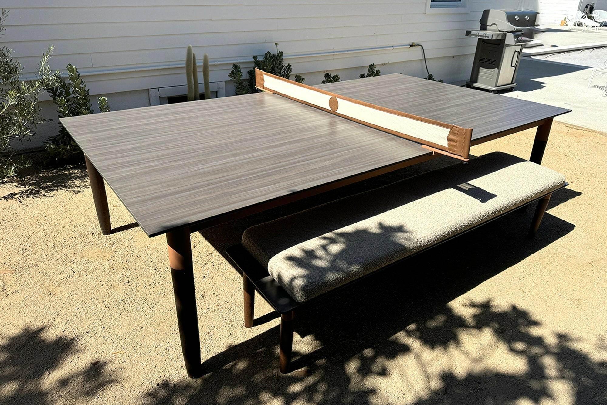 Outdoor Pong Springs Bench - Sean Woolsey Studio