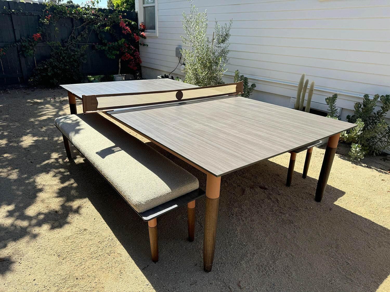 Outdoor Pong Springs Bench - Sean Woolsey Studio