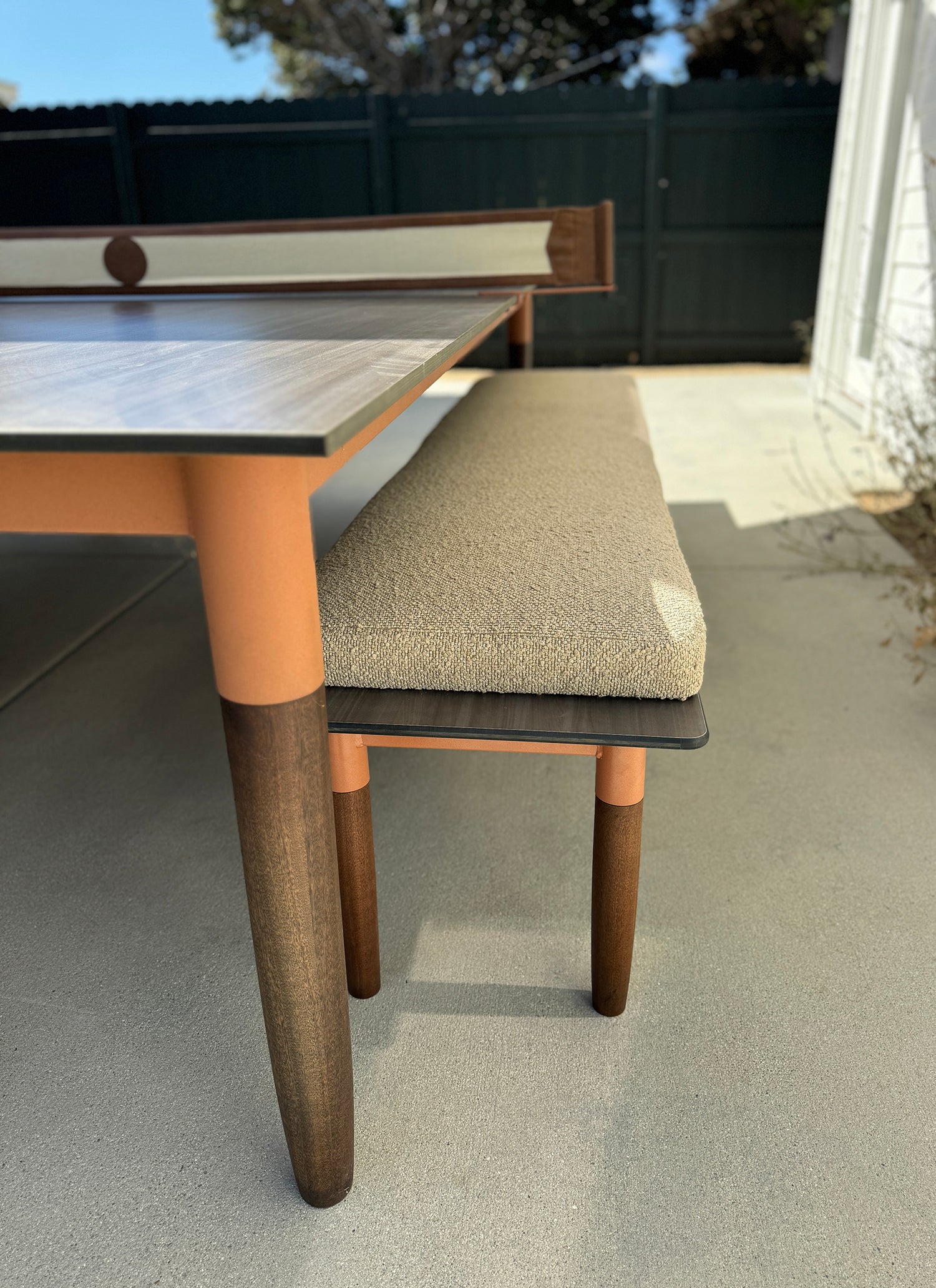 Outdoor Pong Springs Bench