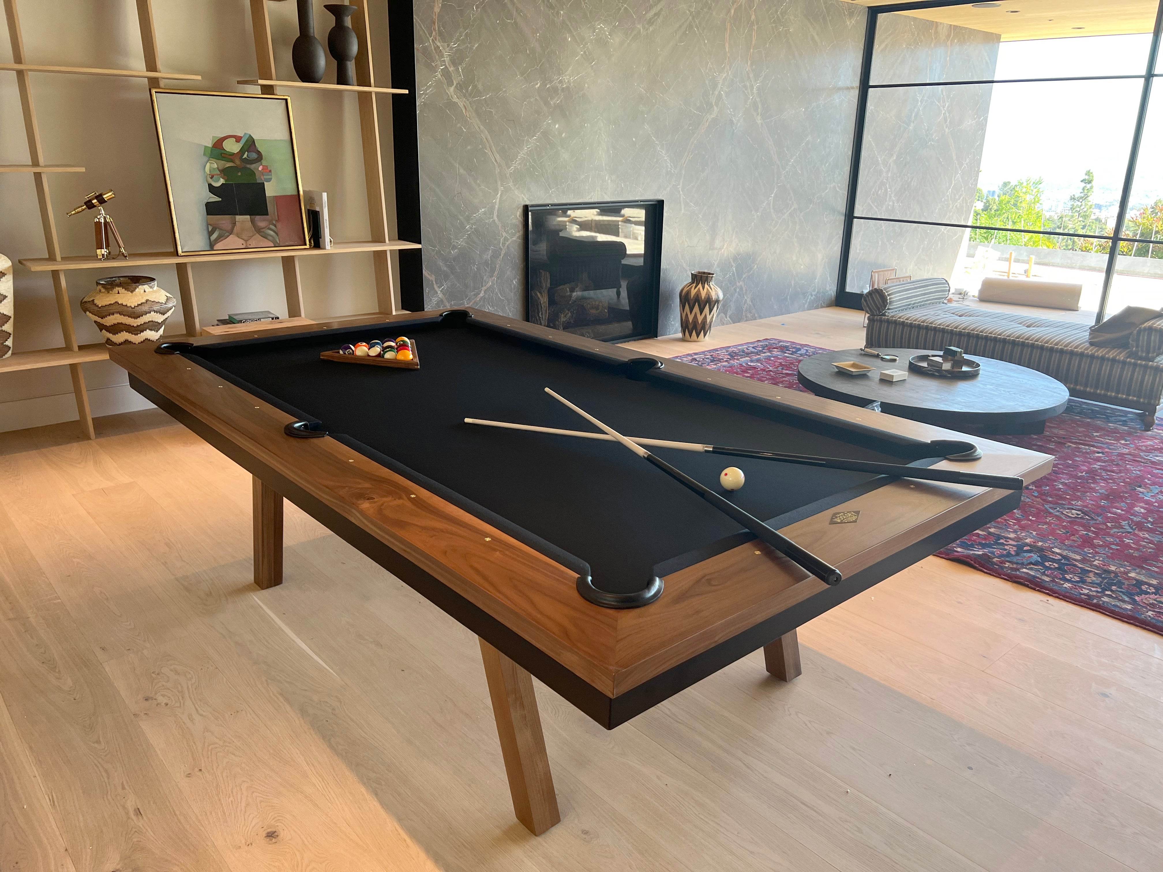 Woolsey Pool Table - Crafted for Luxury and Performance - Sean Woolsey Studio