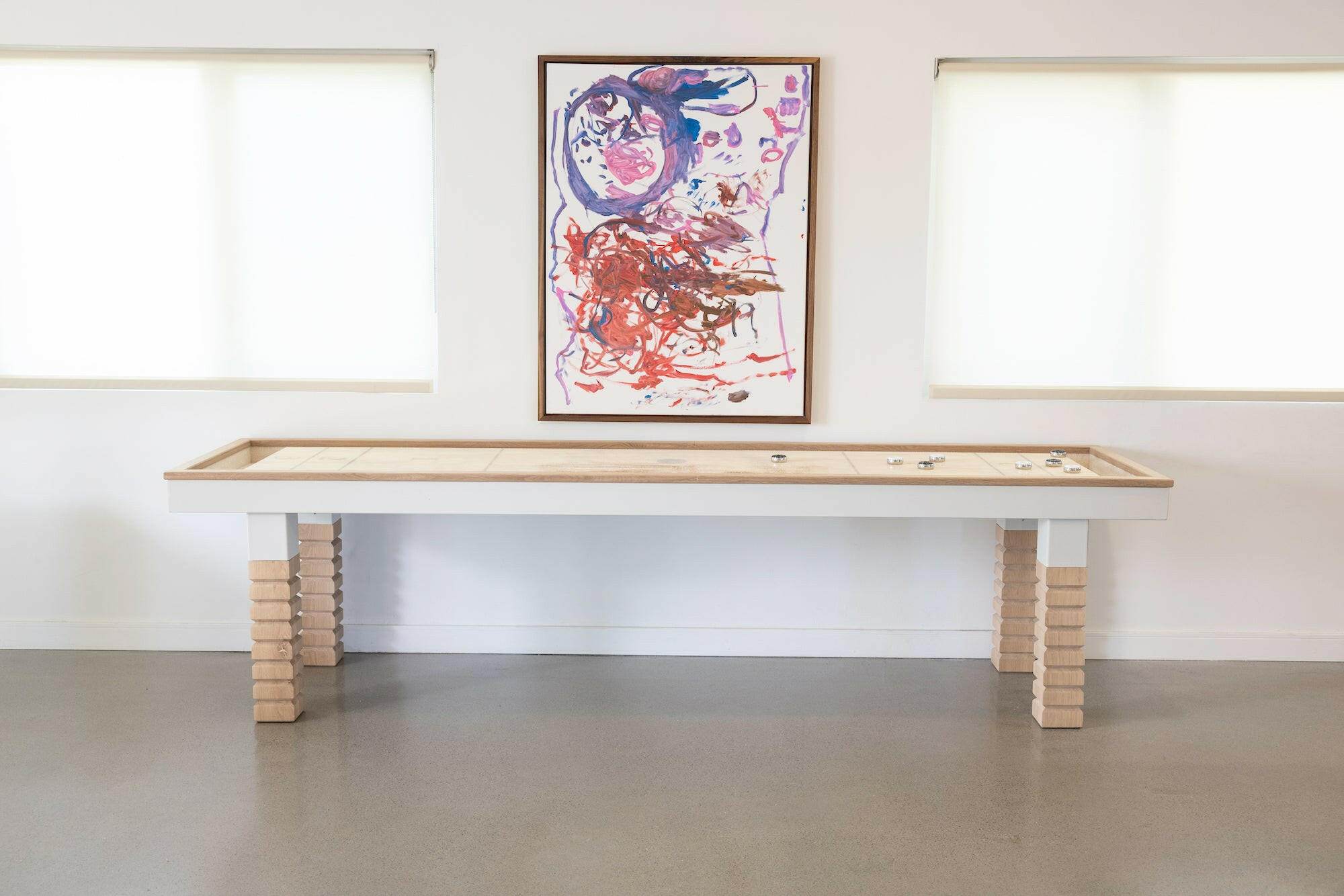 Neo Shuffleboard Table - Sean Woolsey Studio