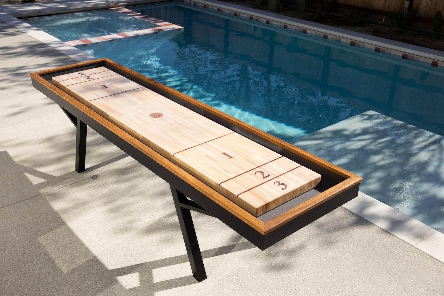 Outdoor Woolsey Shuffleboard Table - Sean Woolsey Studio