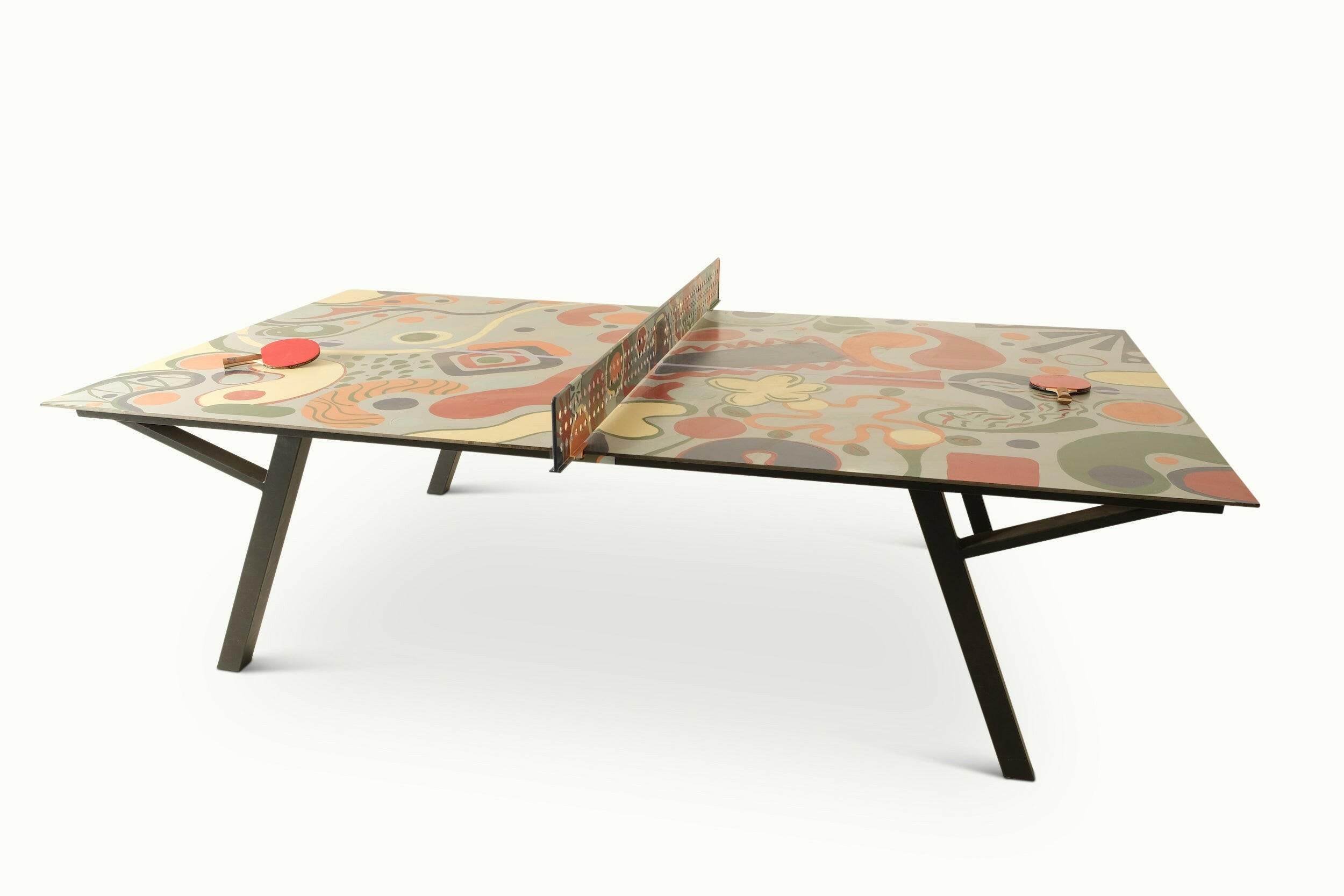 Painted Woolsey - Handcrafted Luxury Ping Pong Table ON SALE - Sean Woolsey Studio