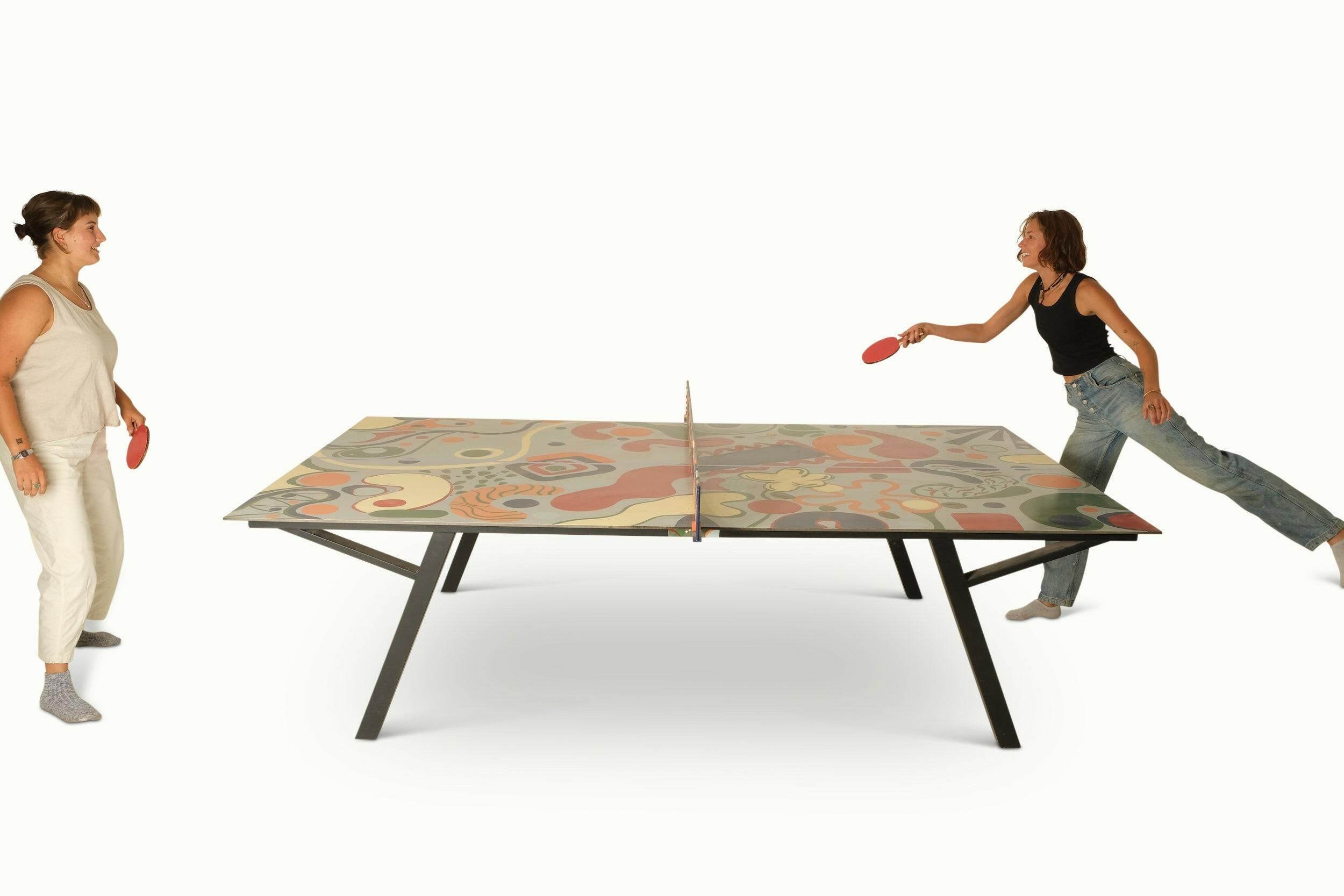 Painted Woolsey - Handcrafted Luxury Ping Pong Table ON SALE - Sean Woolsey Studio