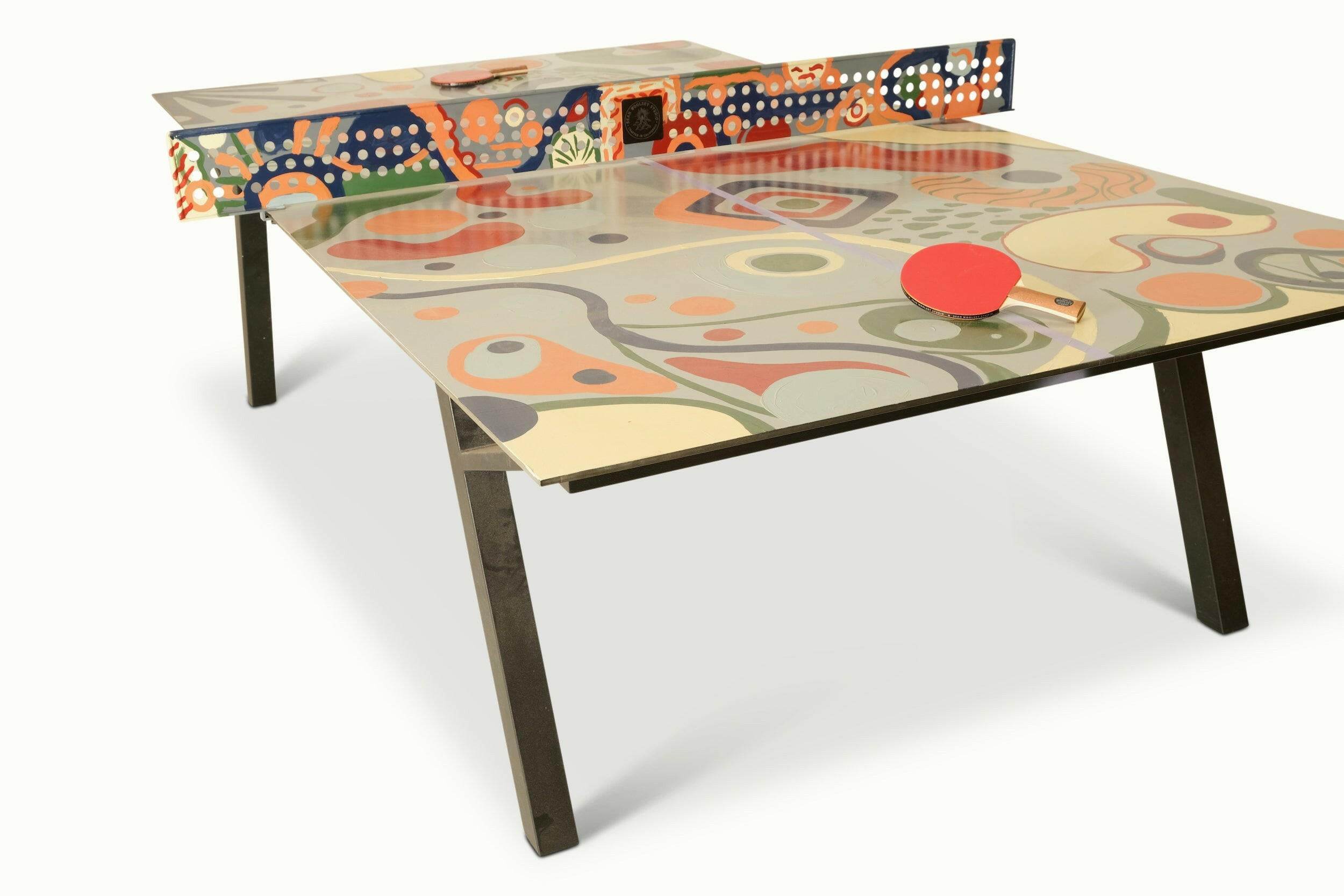 Painted Woolsey - Handcrafted Luxury Ping Pong Table ON SALE - Sean Woolsey Studio