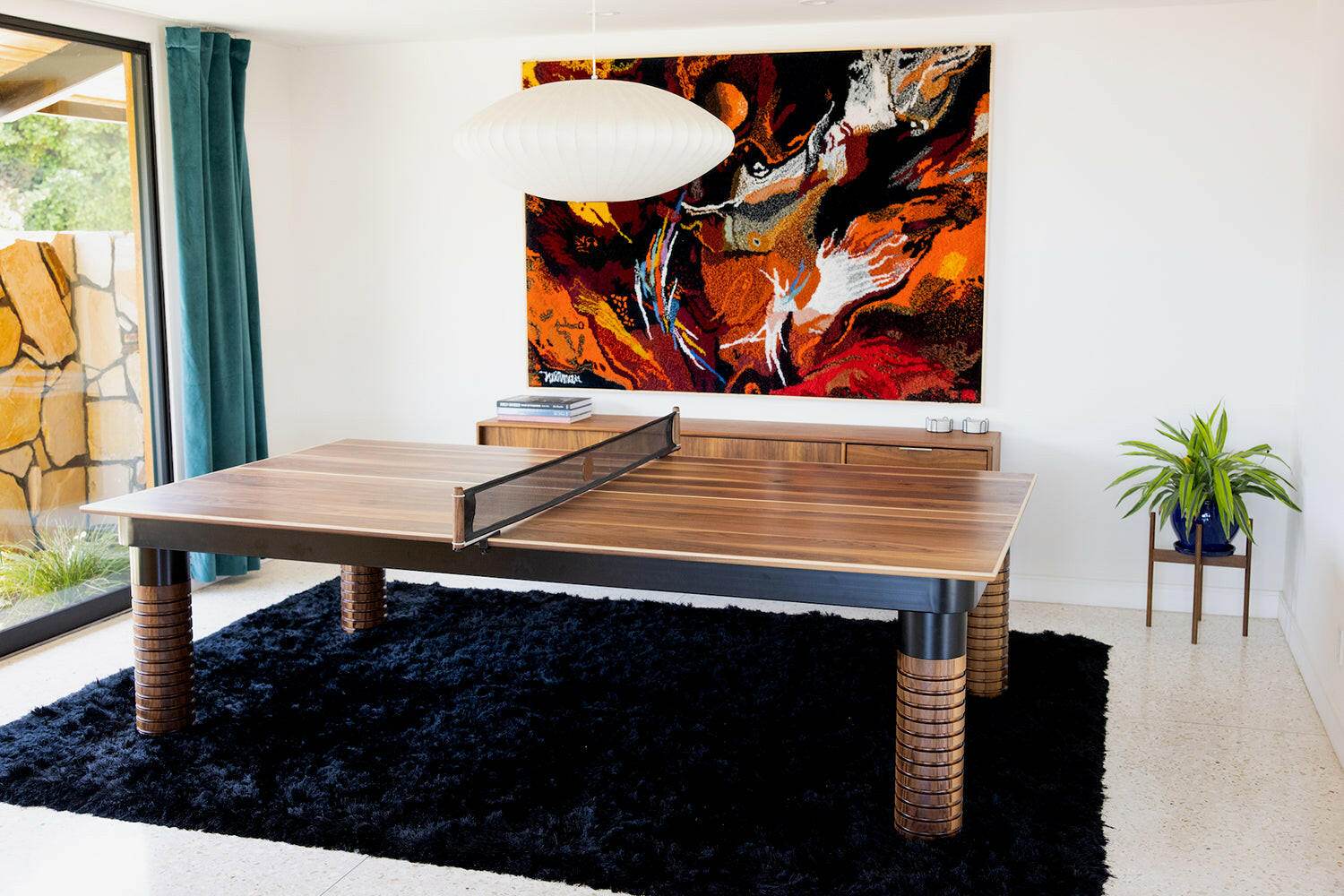 Revival Indoor Ping Pong Table - Classic Style for Table Tennis Fun - Sean Woolsey Studio