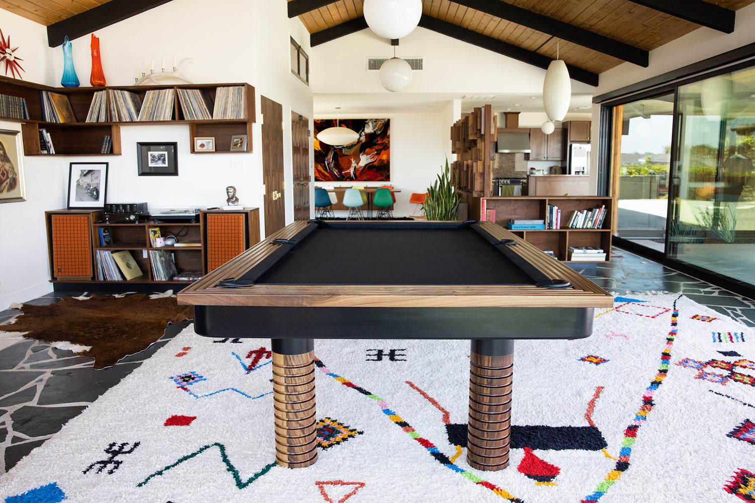 Revival Pool Table - Timeless Craftsmanship for Game Rooms - Sean Woolsey Studio