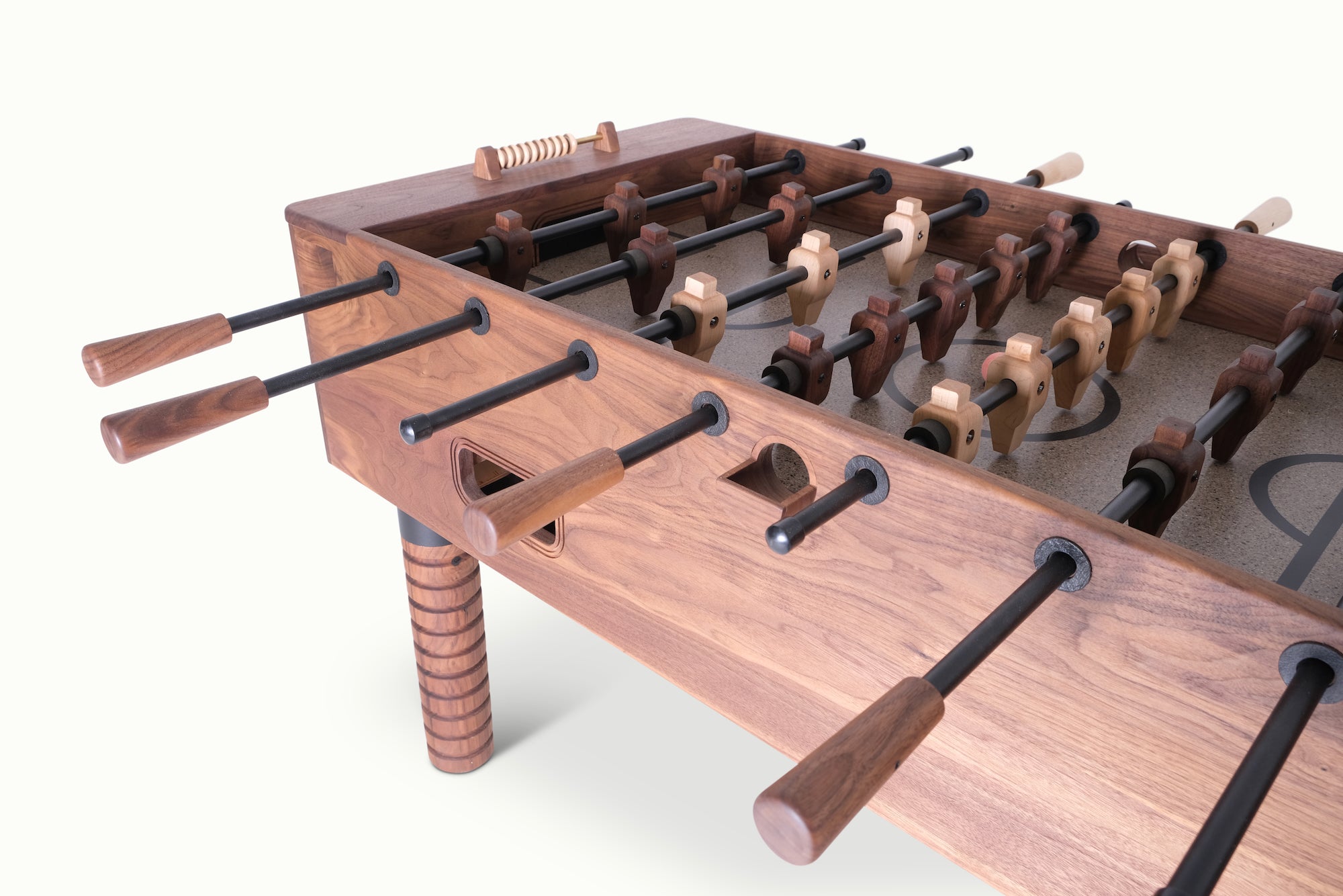 The Handcrafted Woolsey Foosball Table - Sean Woolsey Studio