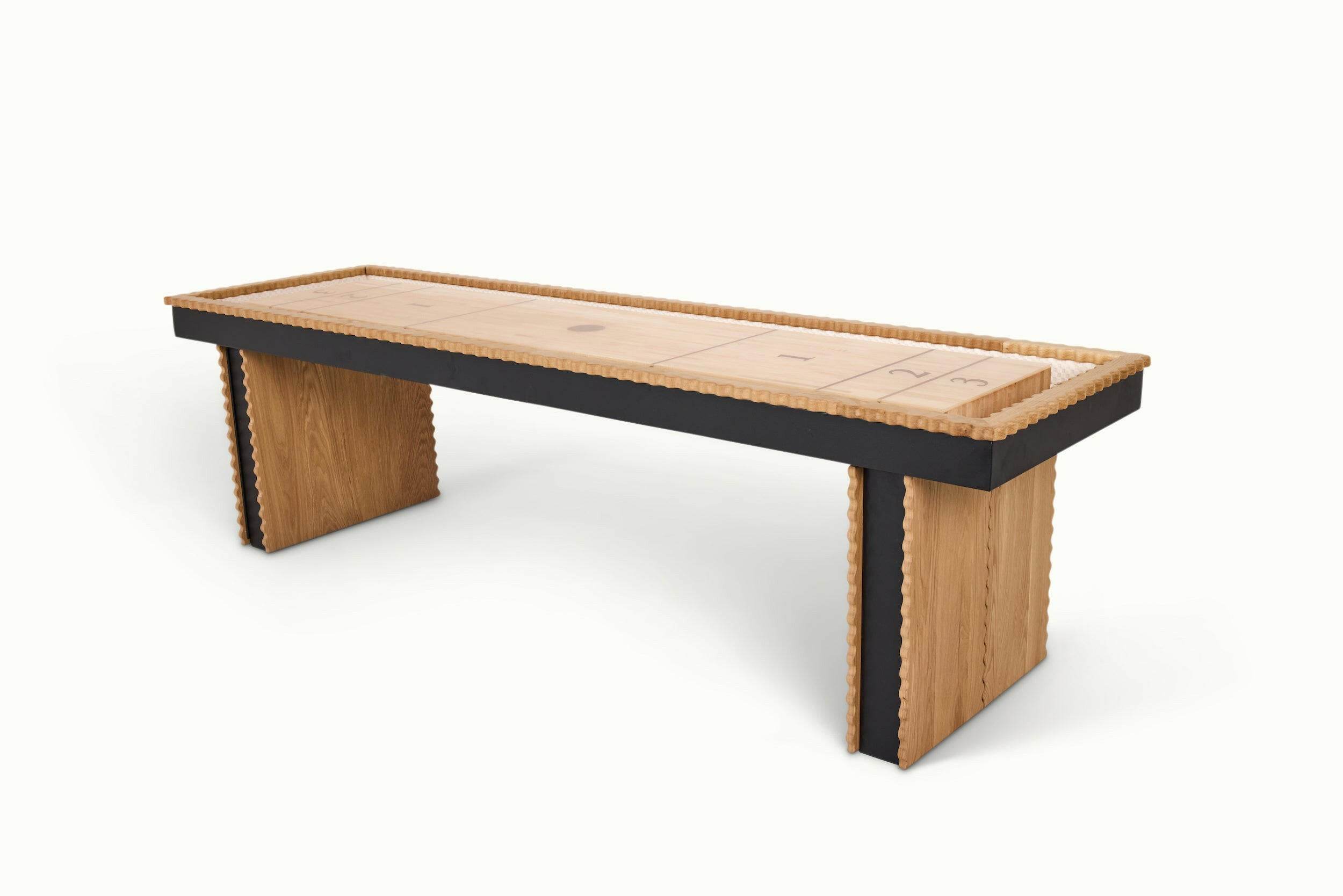 Squiggles Indoor Shuffleboard Table - Sean Woolsey Studio