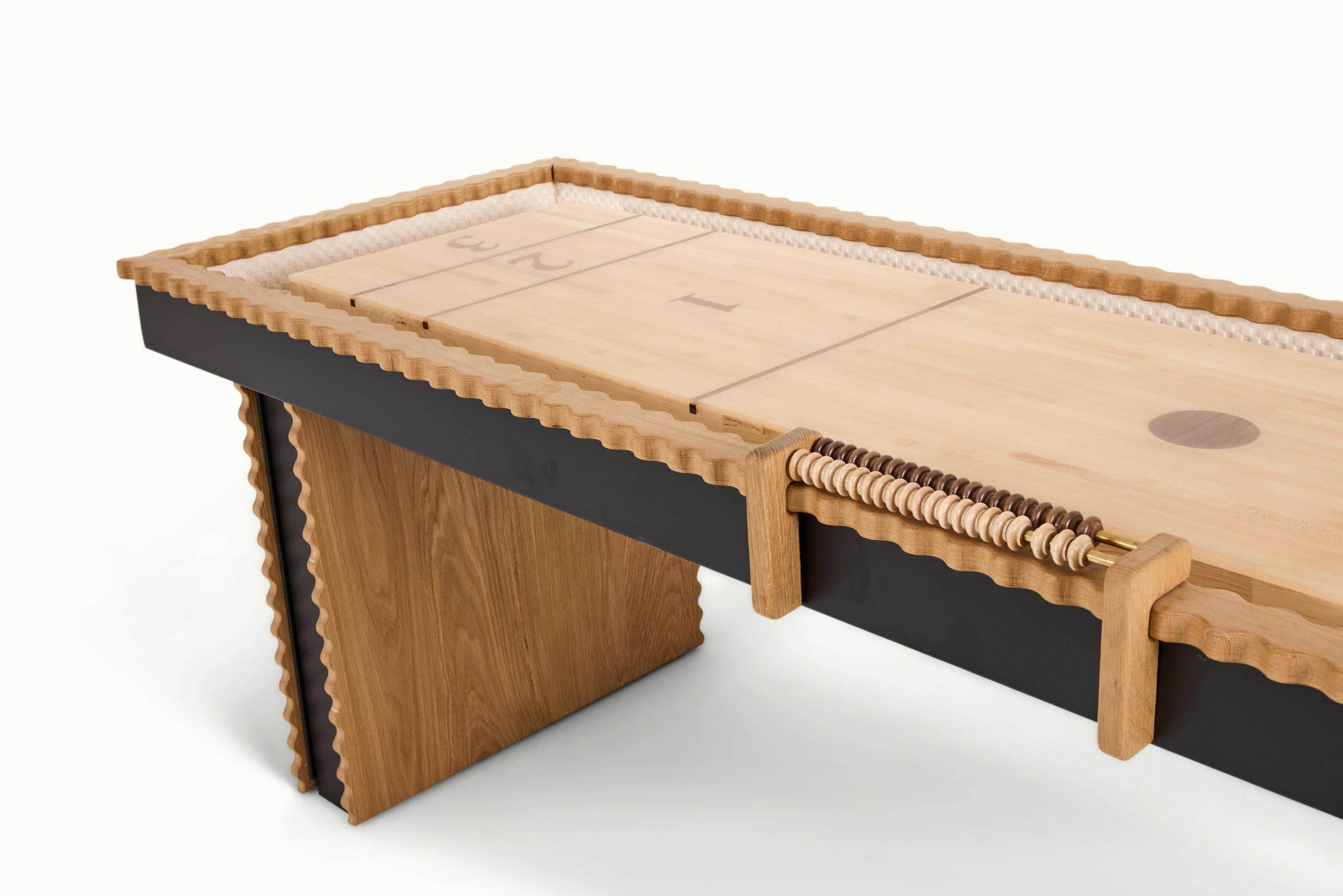 Squiggles Shuffleboard Table - Sean Woolsey Studio