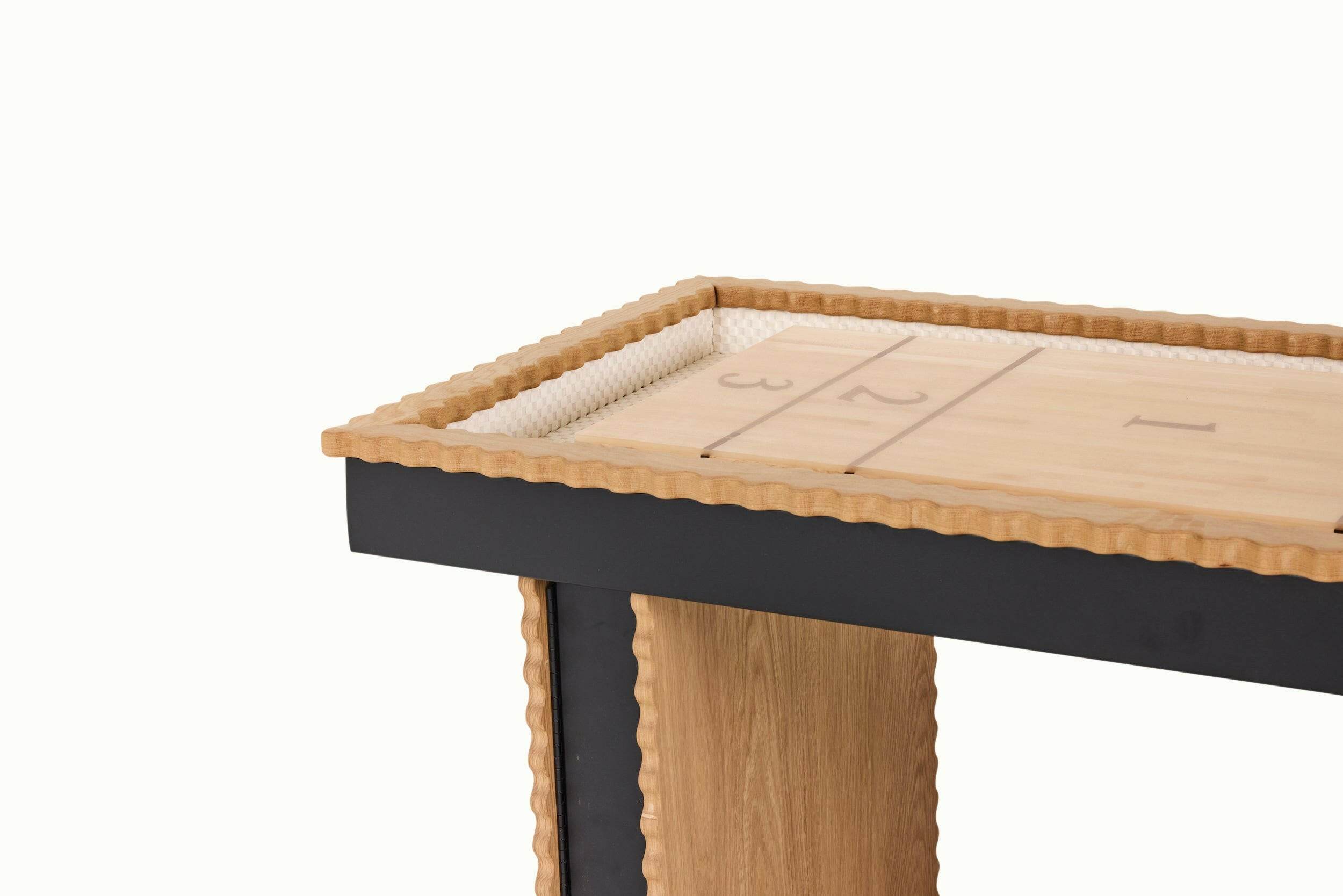Squiggles Indoor Shuffleboard Table - Sean Woolsey Studio