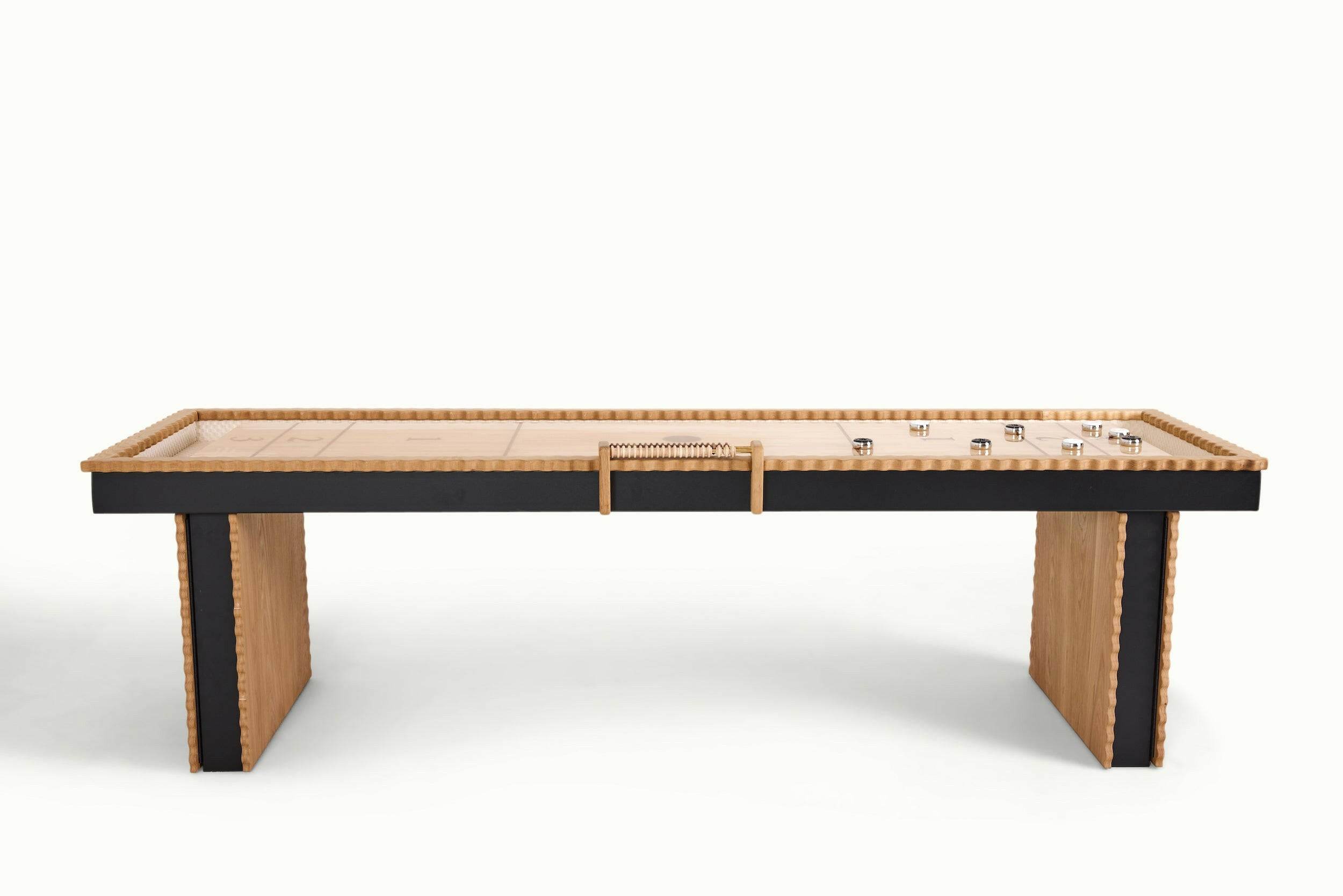 Squiggles Indoor Shuffleboard Table - Sean Woolsey Studio