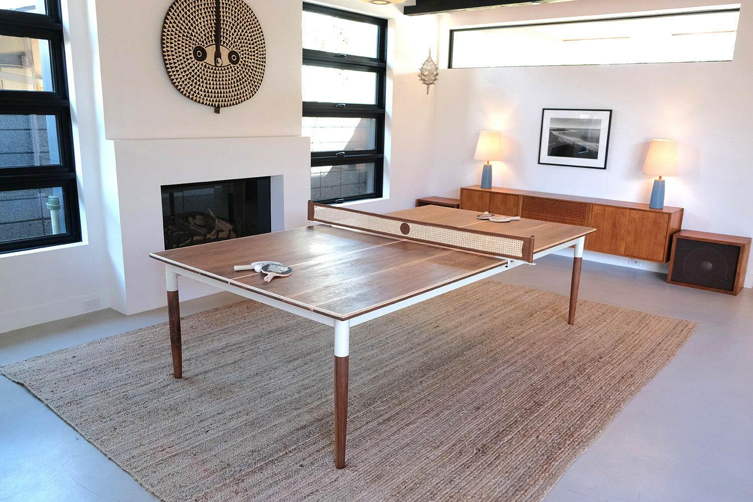 Pong Springs Indoor Ping Pong Table - Luxury Table Tennis Table - Sean Woolsey Studio