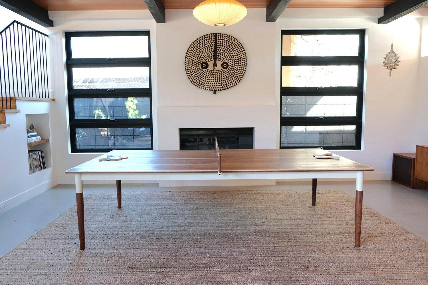 Pong Springs Indoor Ping Pong Table - Luxury Table Tennis Table - Sean Woolsey Studio