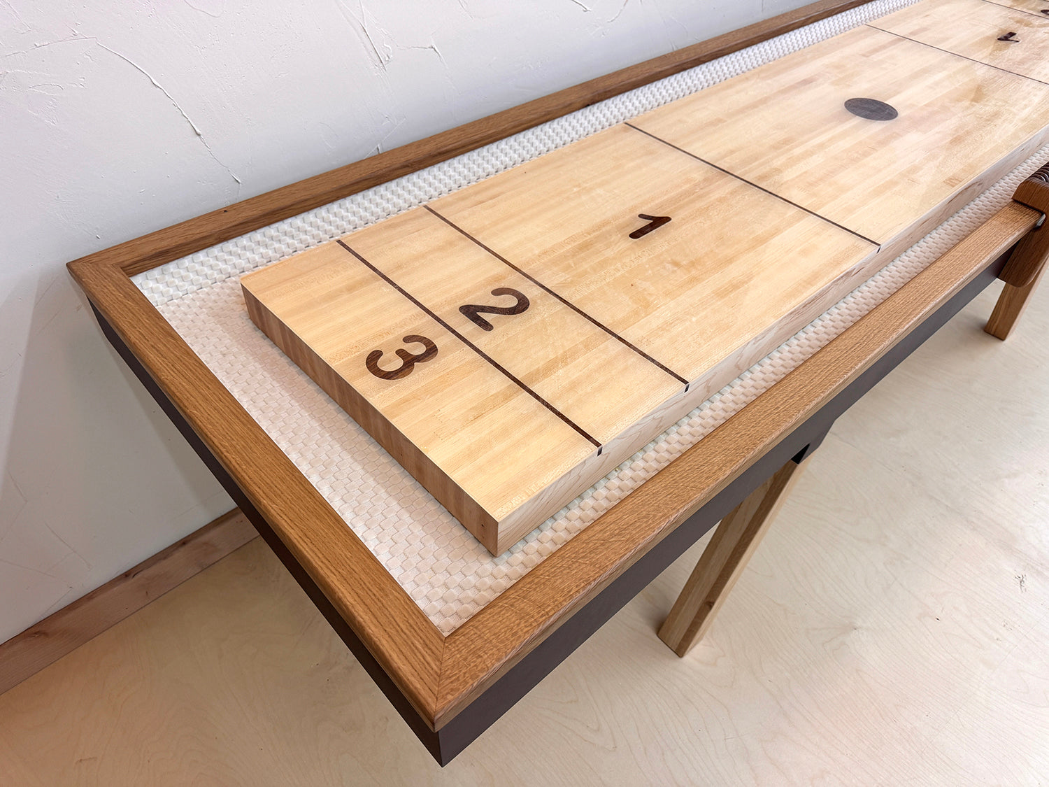 9' Oak Woolsey Shuffleboard Table-ON SALE