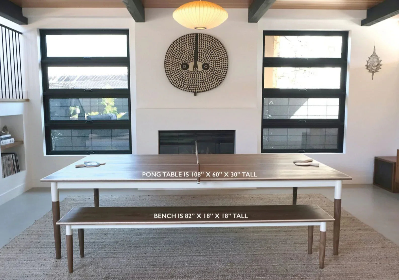 Outdoor Pong Springs Bench - Sean Woolsey Studio