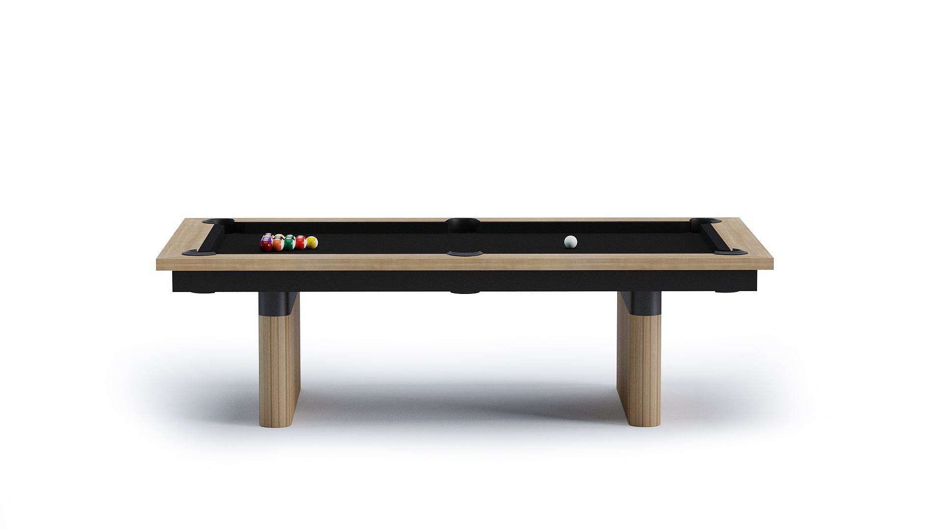Vertical Revival Pool Table - Elegant Craftsmanship for Game Rooms - Sean Woolsey Studio