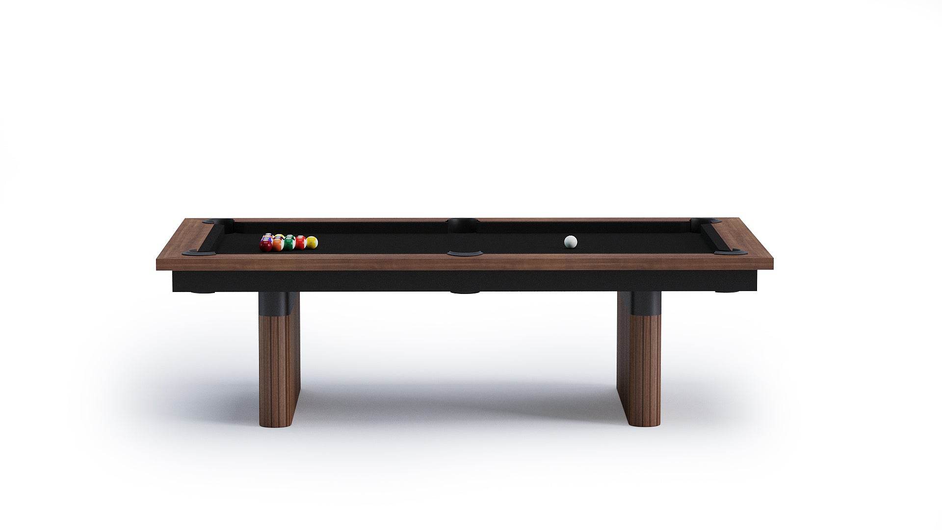 Vertical Revival Pool Table - Elegant Craftsmanship for Game Rooms - Sean Woolsey Studio