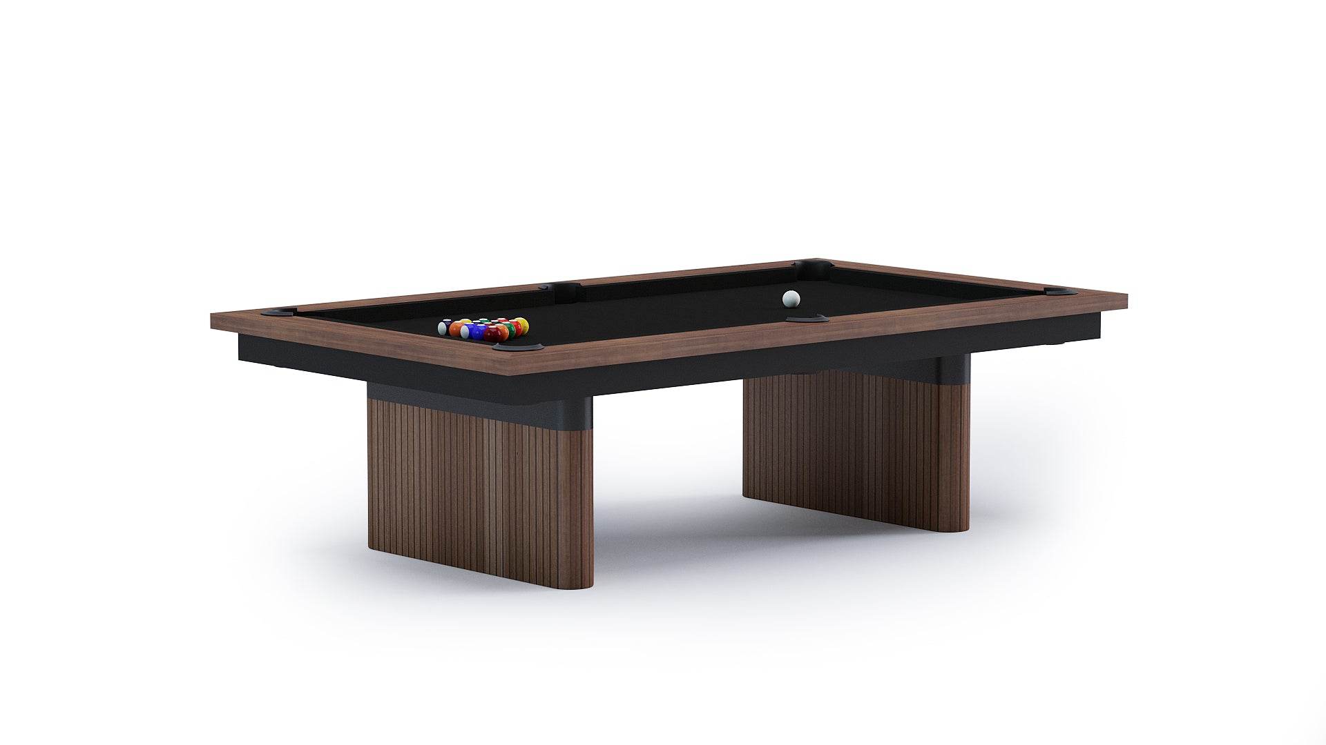 Vertical Revival Pool Table - Elegant Craftsmanship for Game Rooms - Sean Woolsey Studio