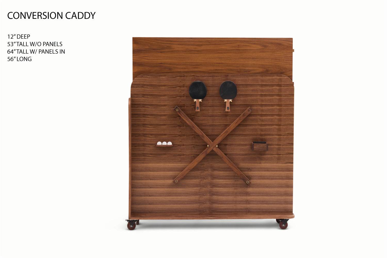 Pool to Pong Conversion Top Caddy for Organized Storage - Sean Woolsey Studio