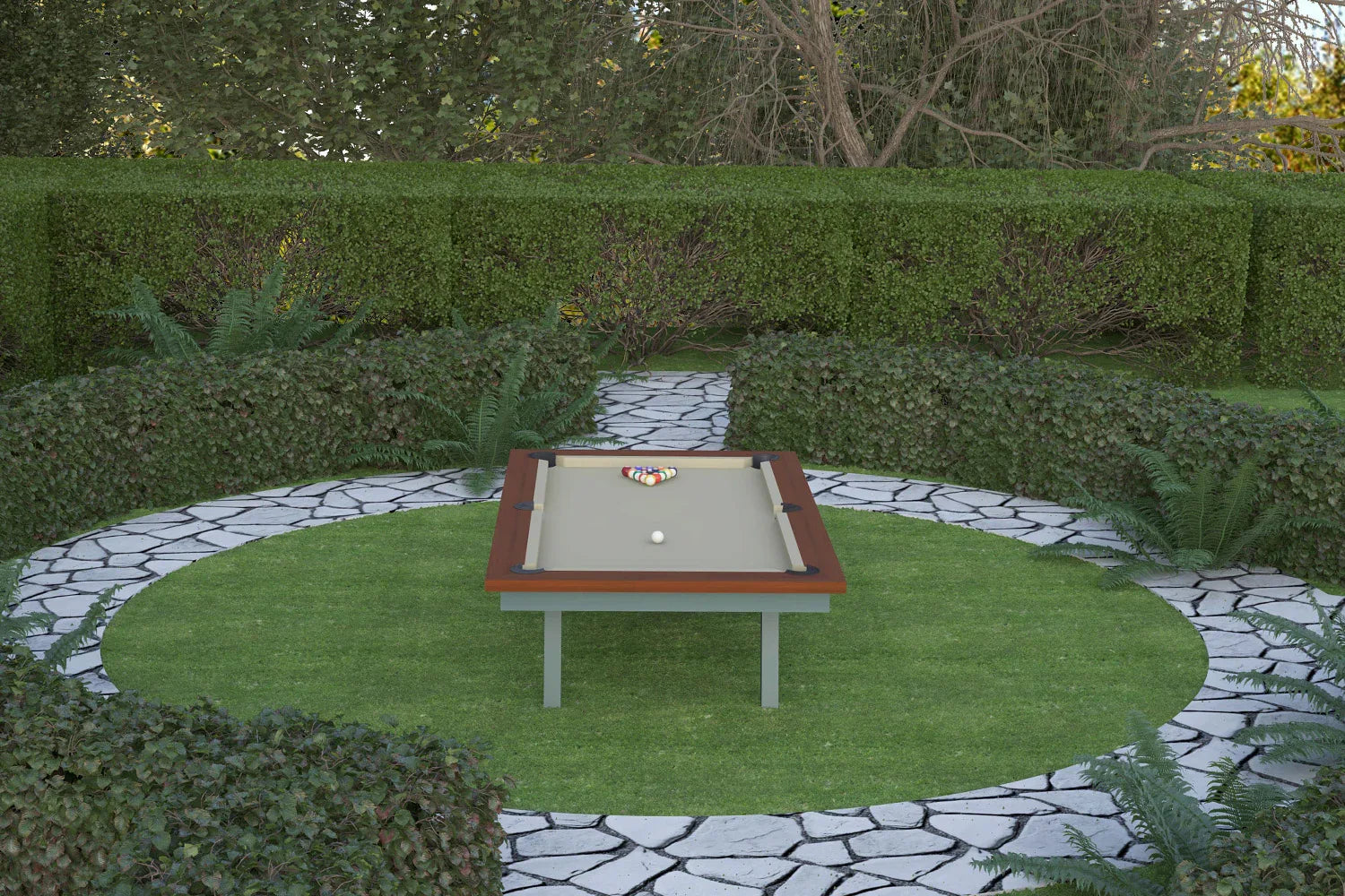 Outdoor Woolsey Pool Table - Sean Woolsey Studio