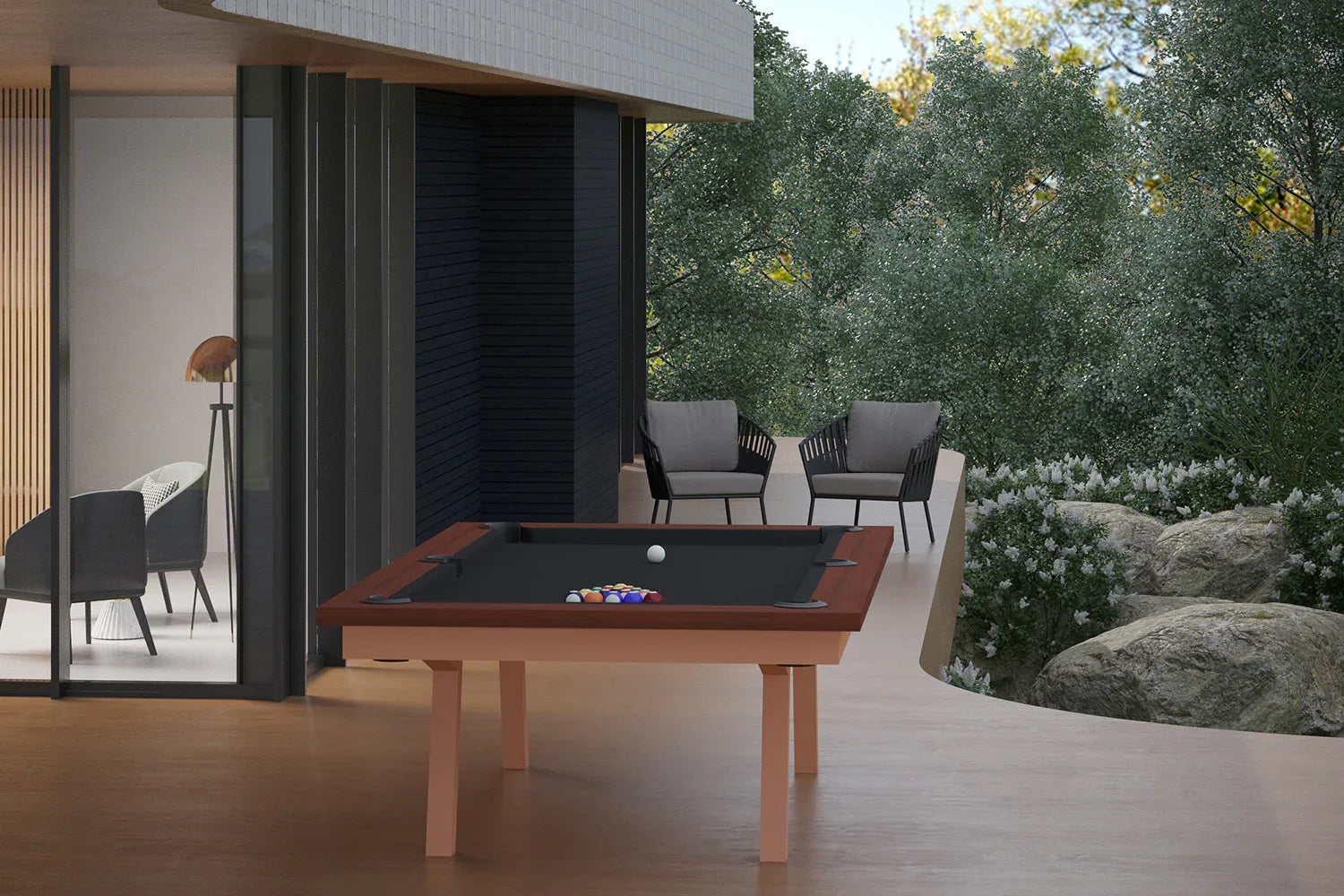 Outdoor Woolsey Pool Table - Sean Woolsey Studio