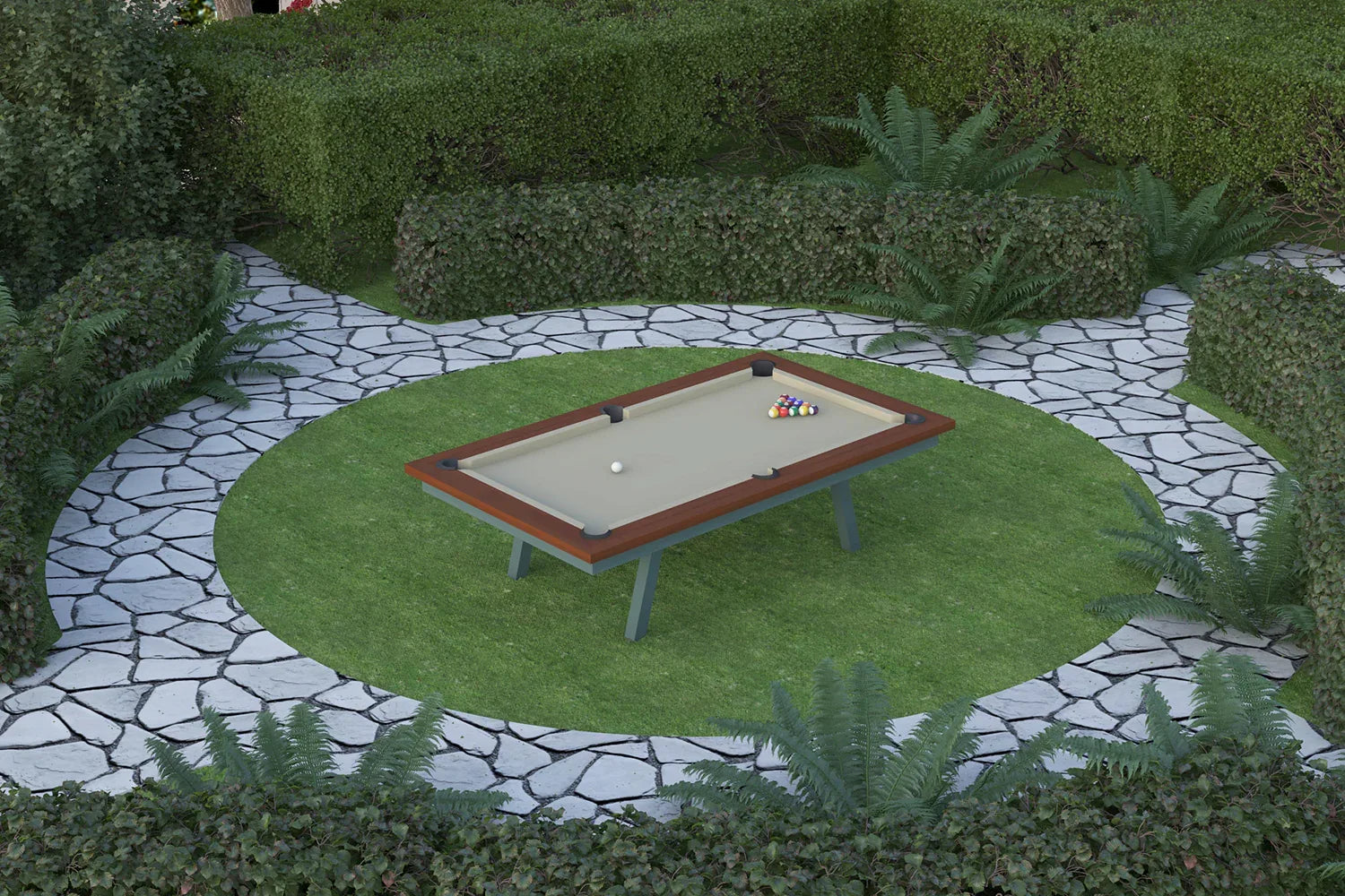 Outdoor Woolsey Pool Table - Sean Woolsey Studio