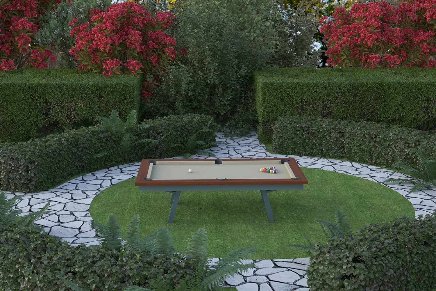 Outdoor Woolsey Pool Table - Sean Woolsey Studio