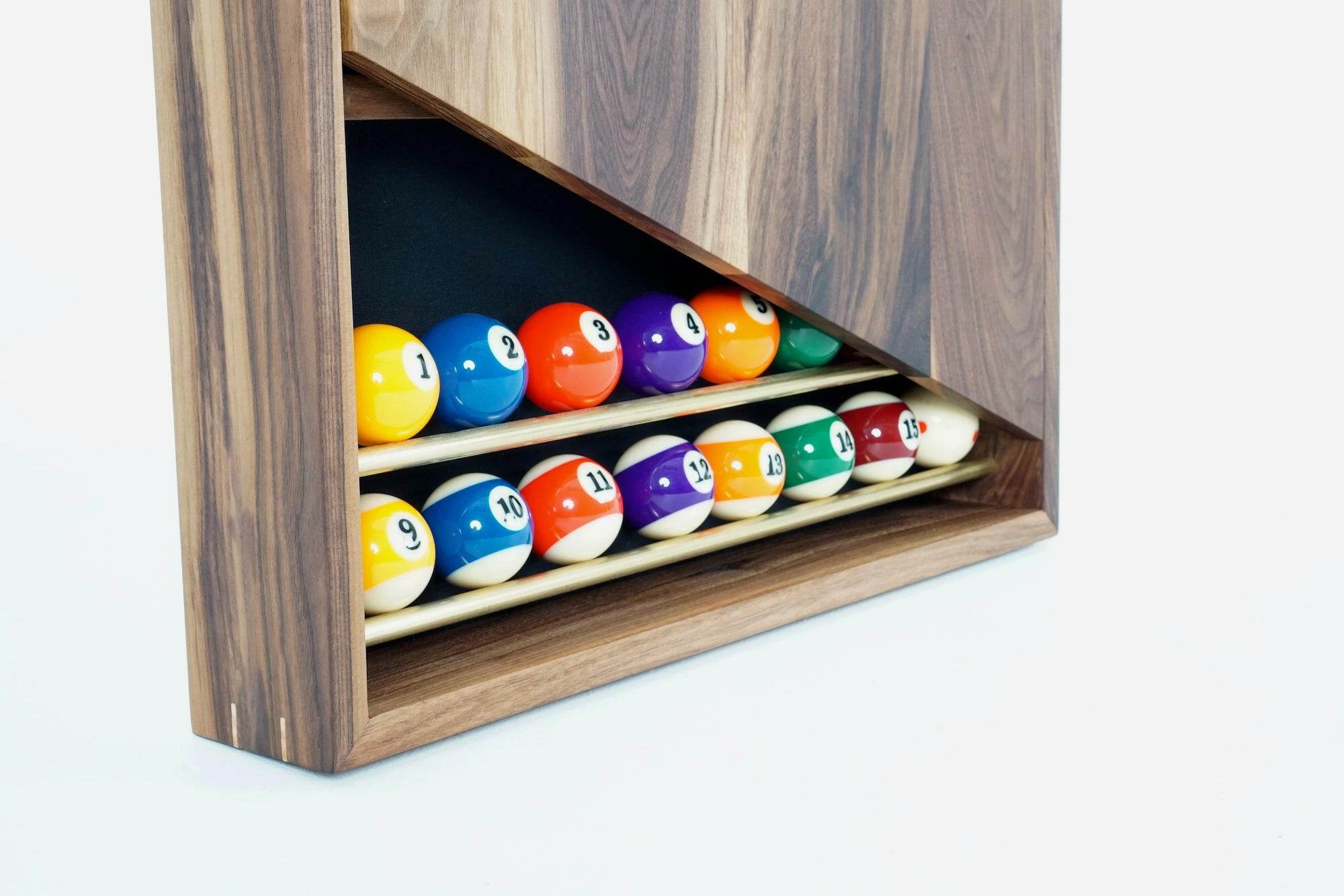Woolsey Wall Cue Rack - Stylish and Functional Game Room Accessory - Sean Woolsey Studio