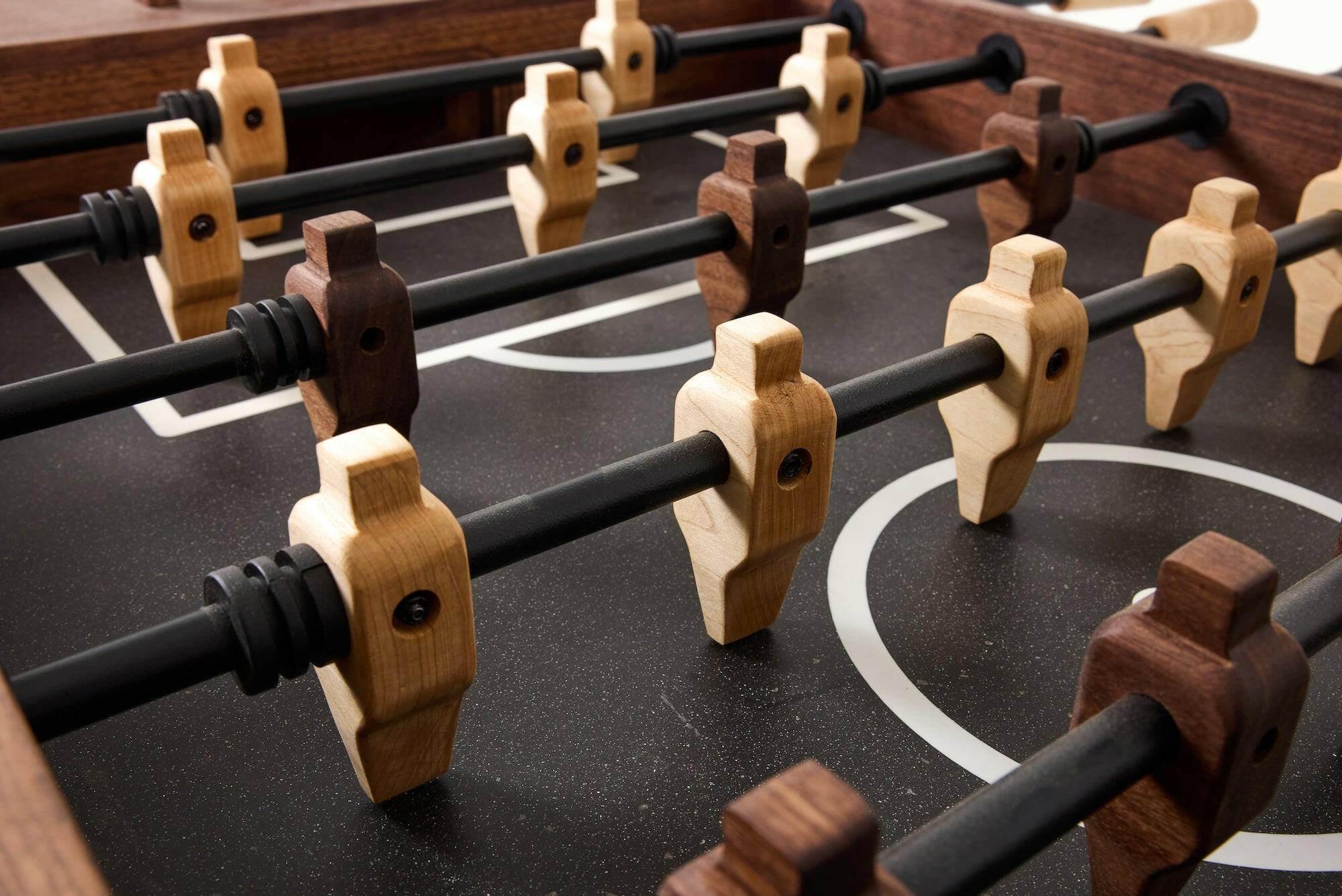 The Handcrafted Woolsey Foosball Table - Sean Woolsey Studio