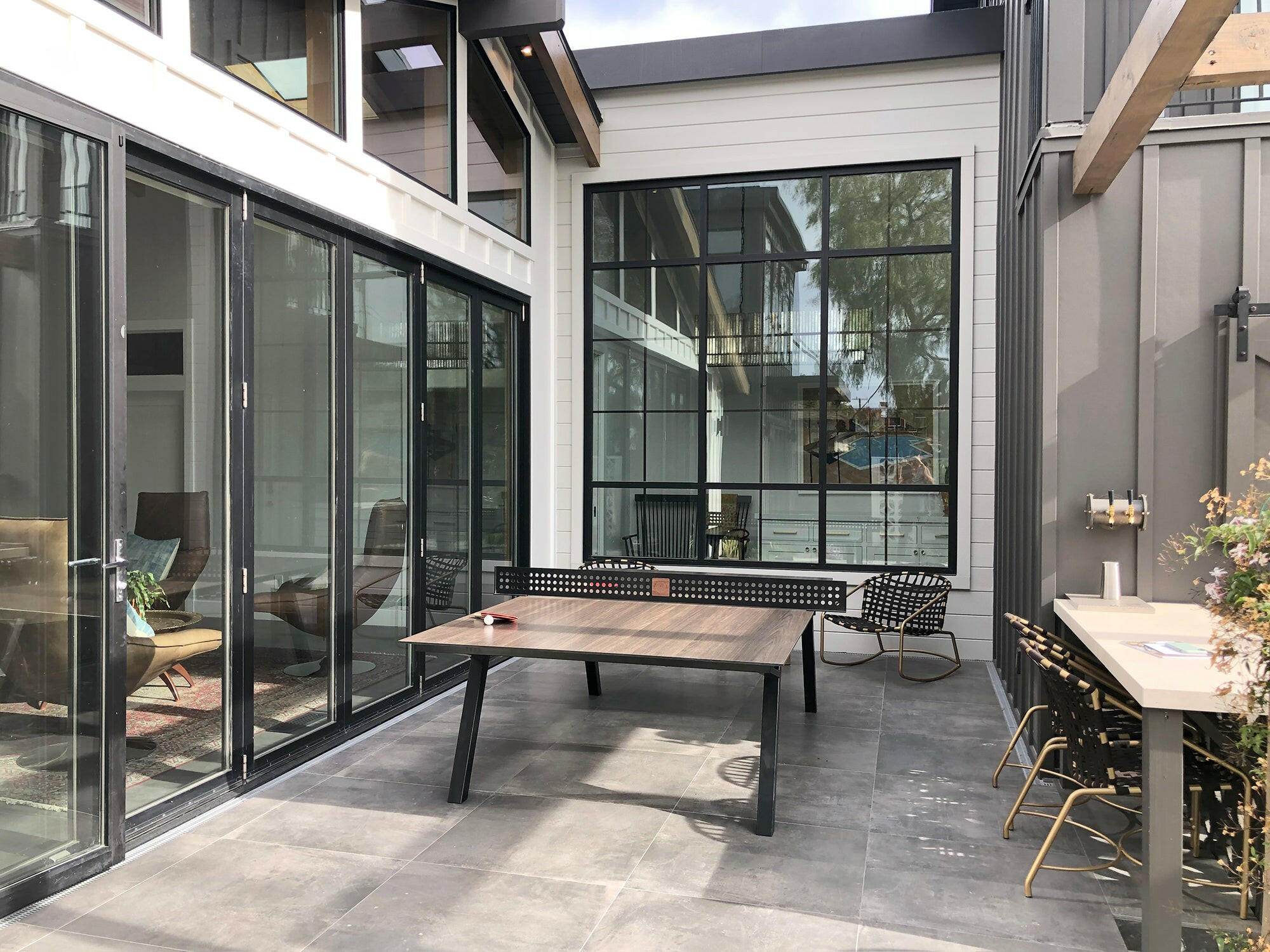 Woolsey Outdoor Ping Pong Table - Built for Style and Durability - Sean Woolsey Studio