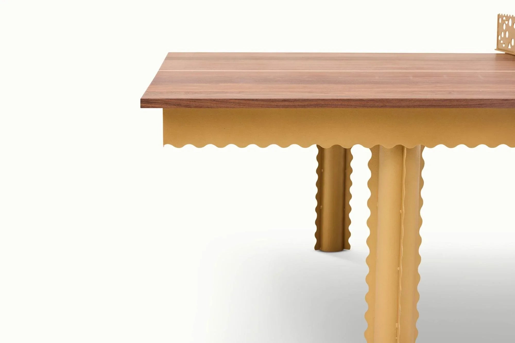 Walnut Squiggles Ping Pong Table - ON SALE - Sean Woolsey Studio