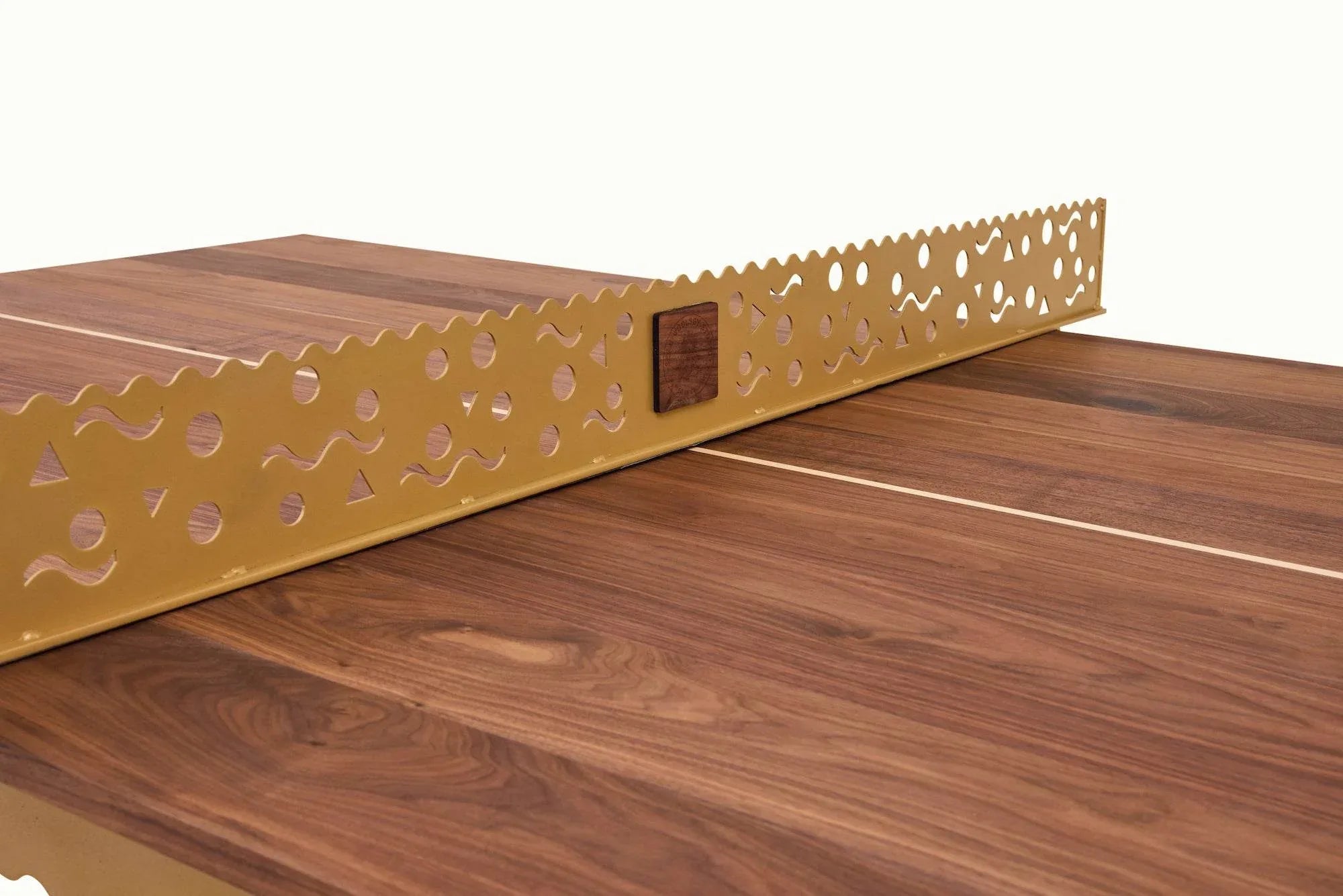 Walnut Squiggles Ping Pong Table - ON SALE - Sean Woolsey Studio