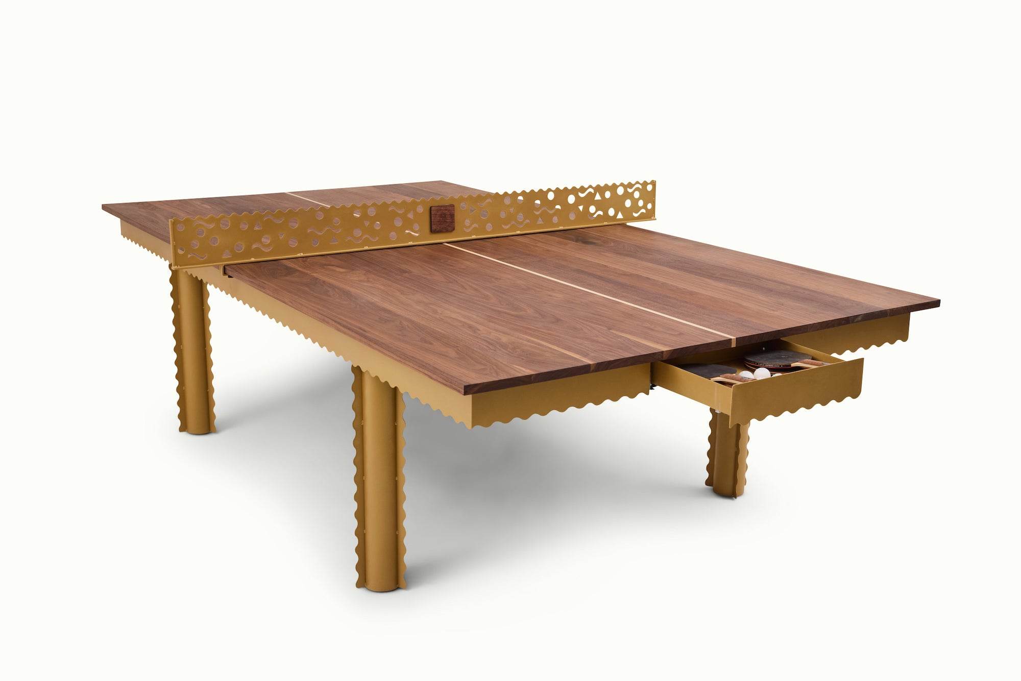 Squiggles Ping Pong Table - Luxury Table Tennis Table - Sean Woolsey Studio