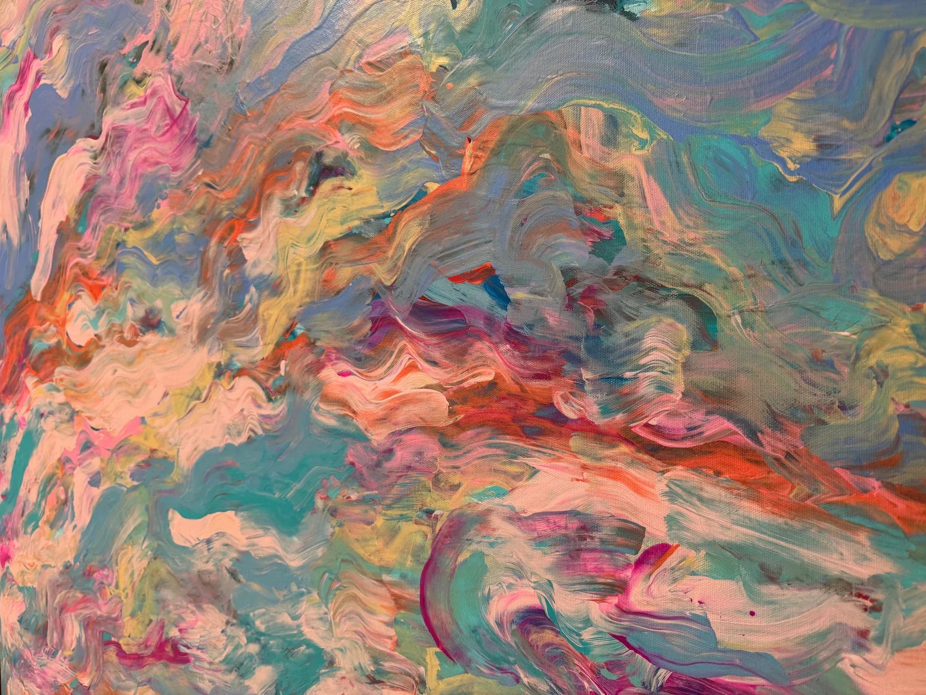 "We kissed on the beach before sunset" Original Art - Sean Woolsey Studio