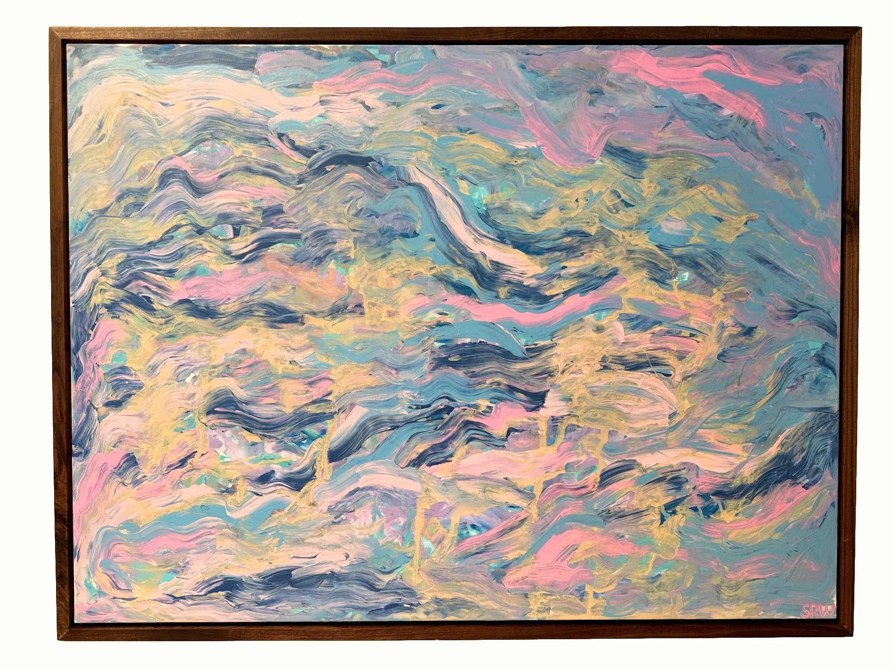 "You are the sky, everything else is just the weather. " Sean Woolsey Original Art - Sean Woolsey Studio