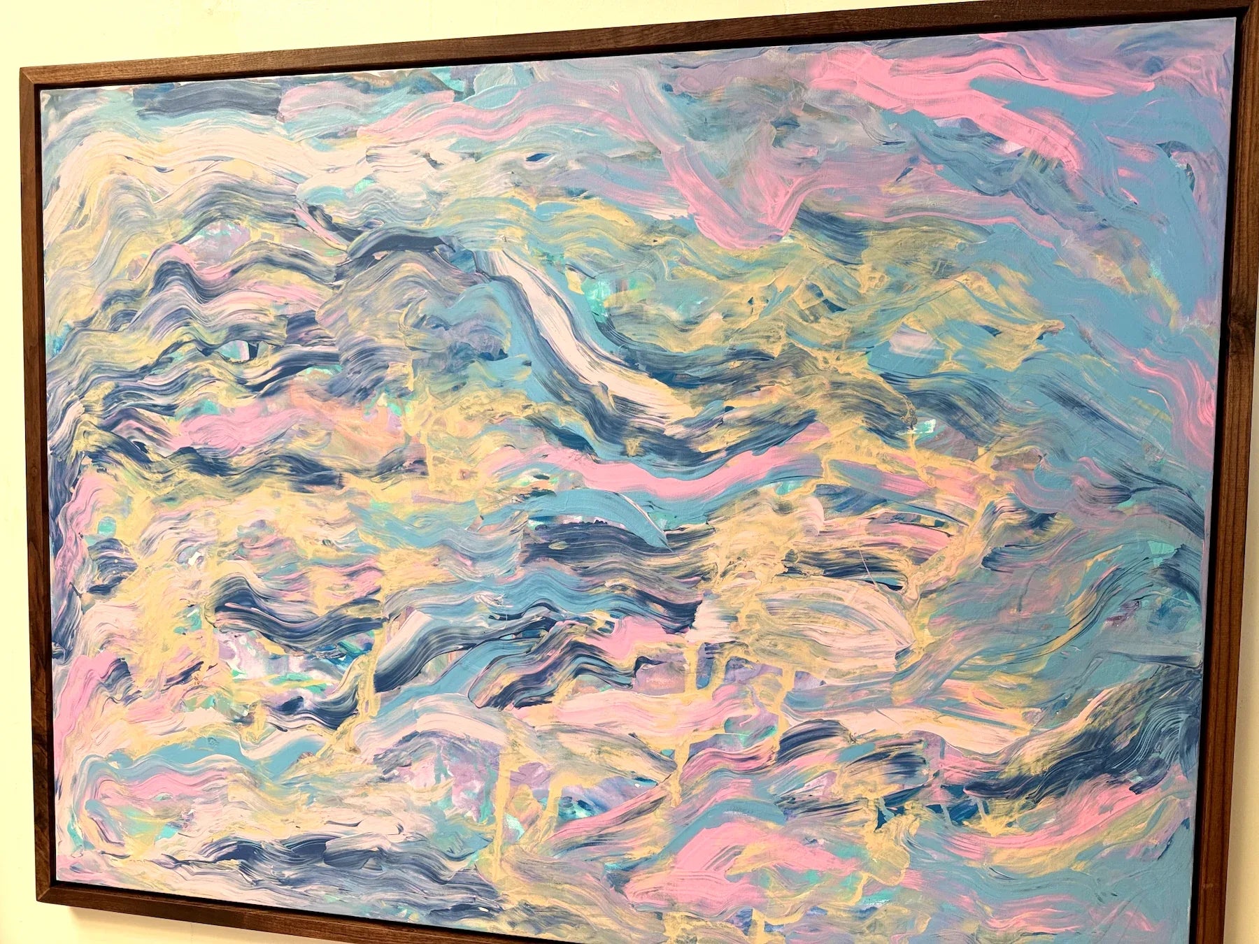 "You are the sky, everything else is just the weather. " Sean Woolsey Original Art - Sean Woolsey Studio