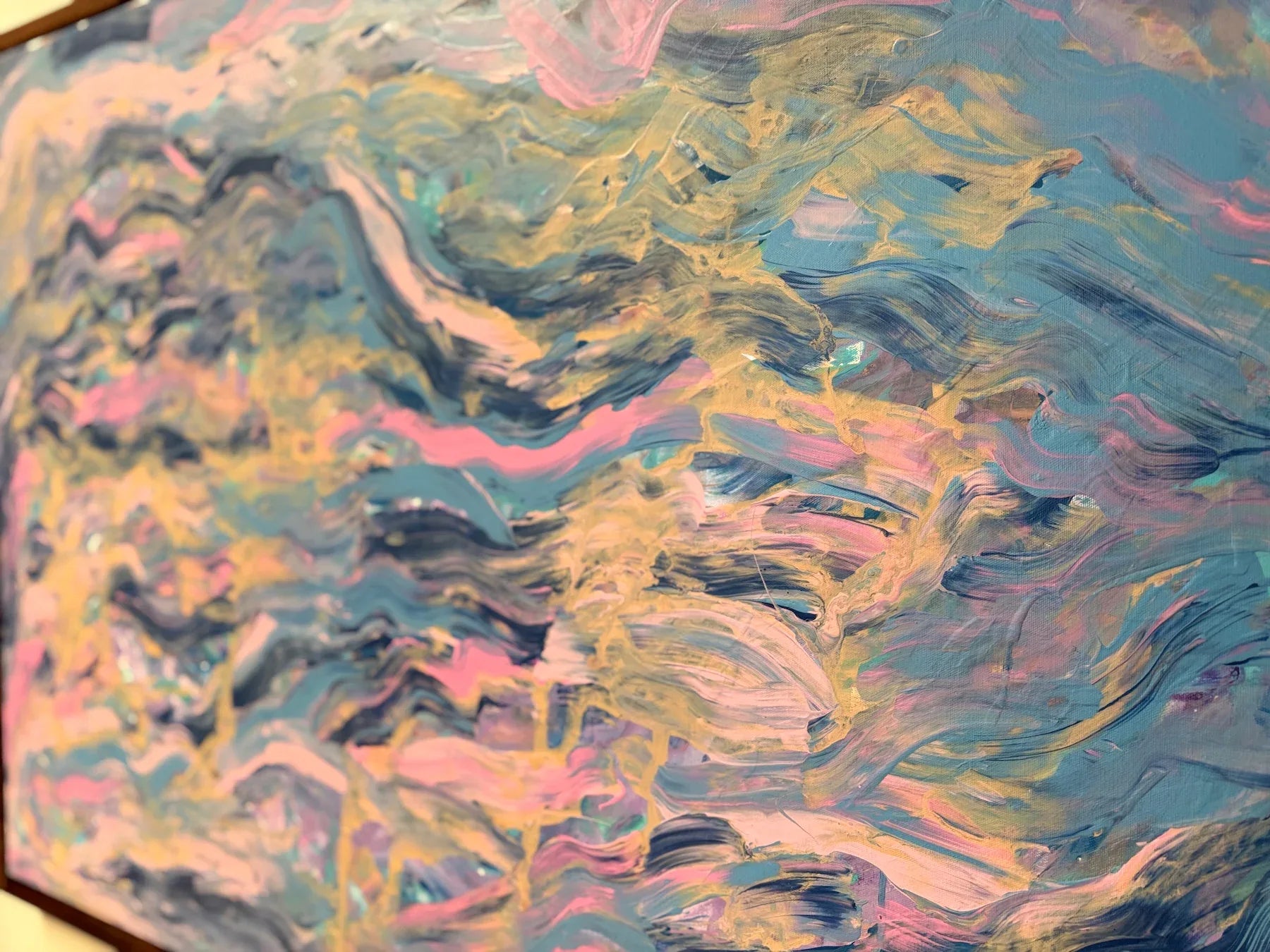 "You are the sky, everything else is just the weather. " Sean Woolsey Original Art - Sean Woolsey Studio