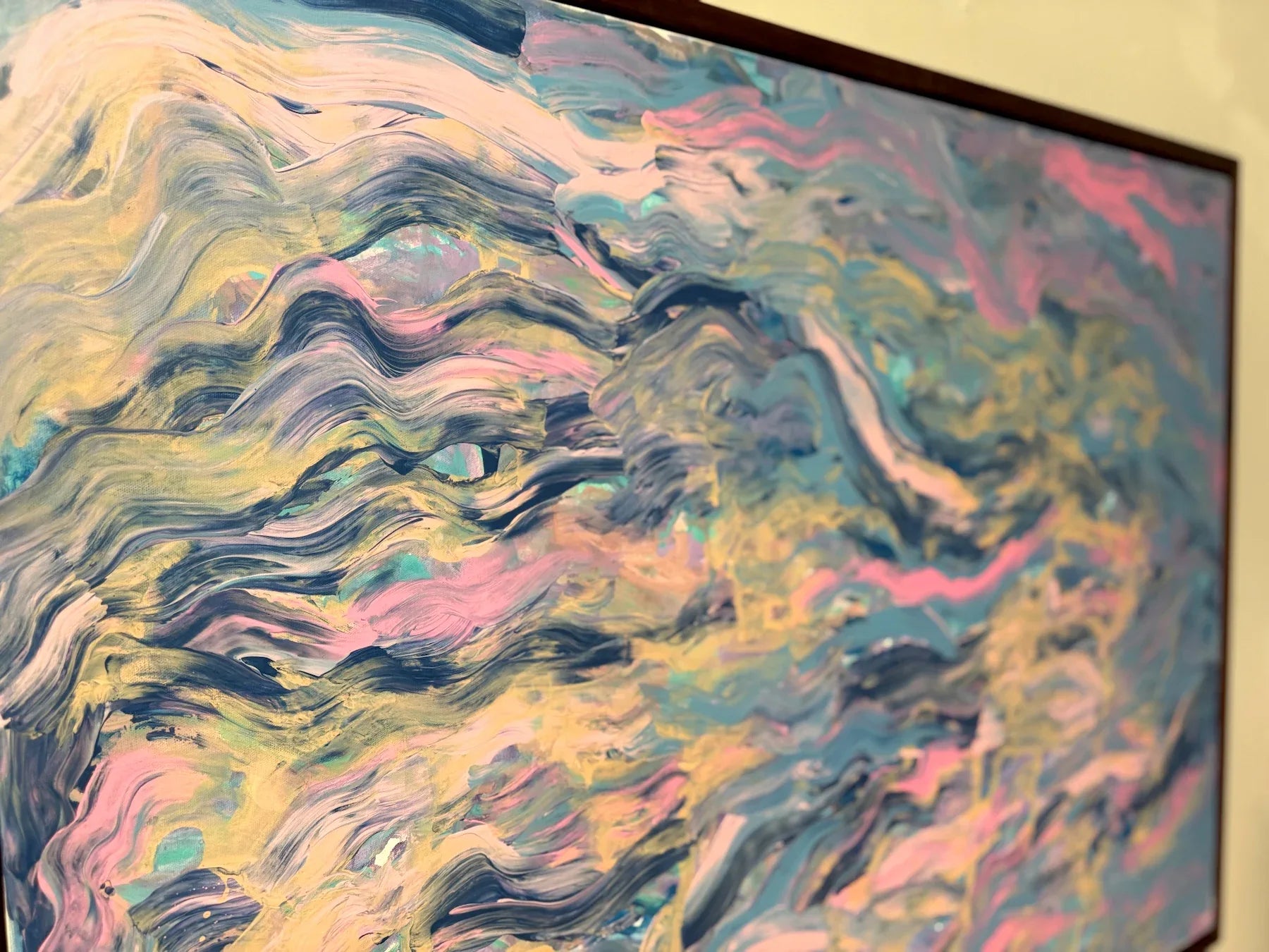 "You are the sky, everything else is just the weather. " Sean Woolsey Original Art - Sean Woolsey Studio