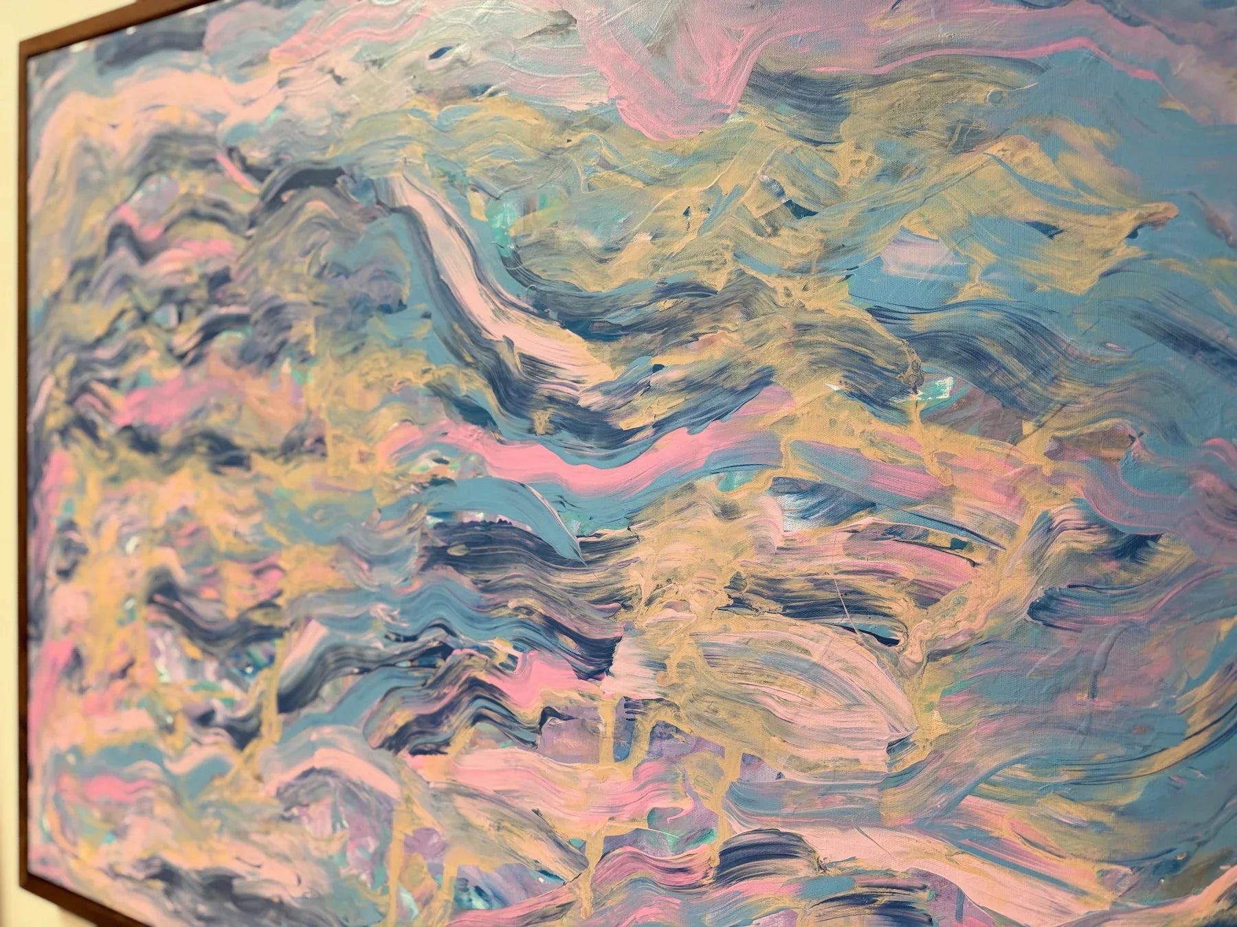 "You are the sky, everything else is just the weather. " Sean Woolsey Original Art - Sean Woolsey Studio