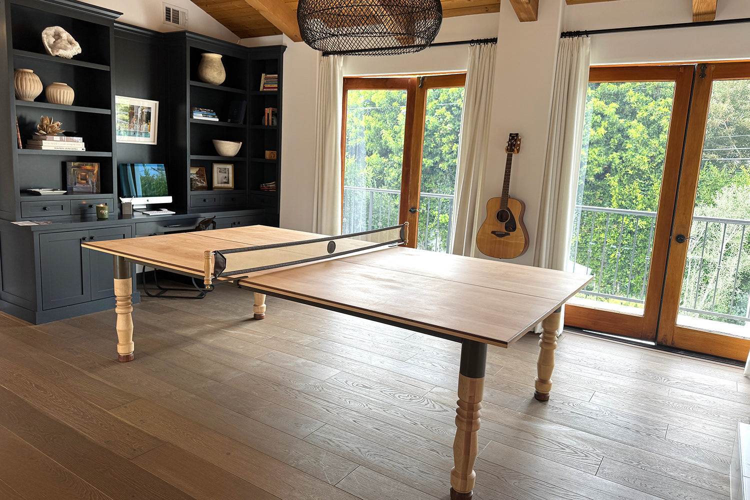 A few of our luxury ping pong tables in homes across the globe - Sean Woolsey Studio