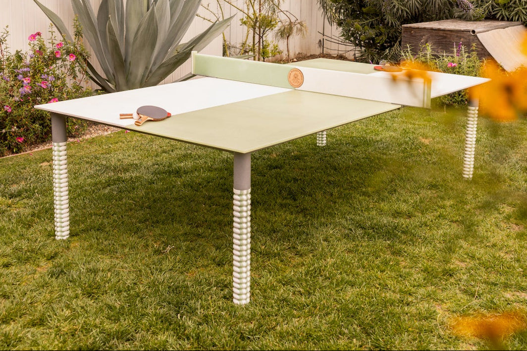 Checker Outdoor Ping Pong Table - Designed for All-Weather Fun - Sean Woolsey Studio