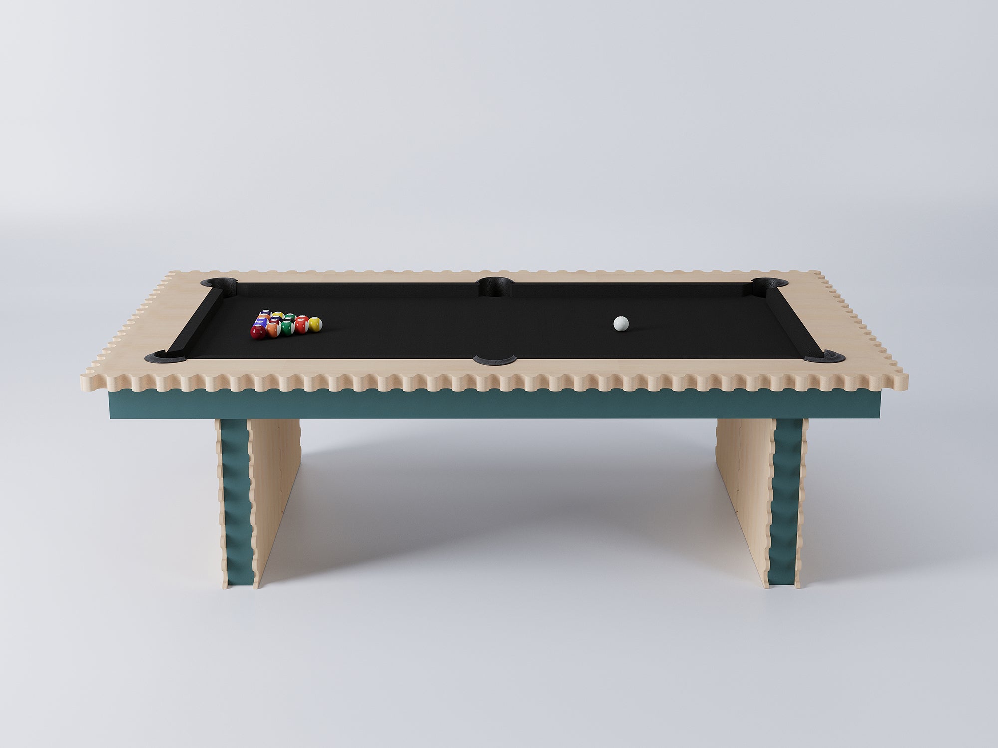 Squiggles Pool Table - Unique and Playful Design for Every Space