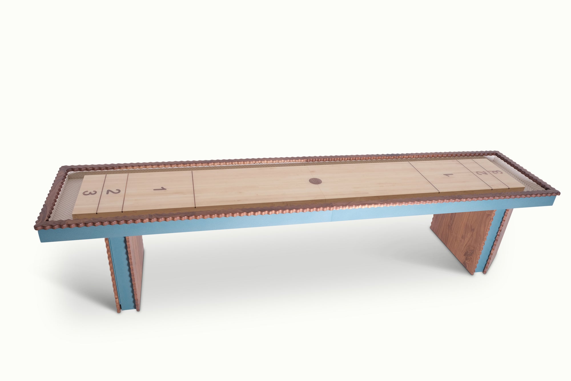 Squiggles Indoor Shuffleboard Table - Sean Woolsey Studio